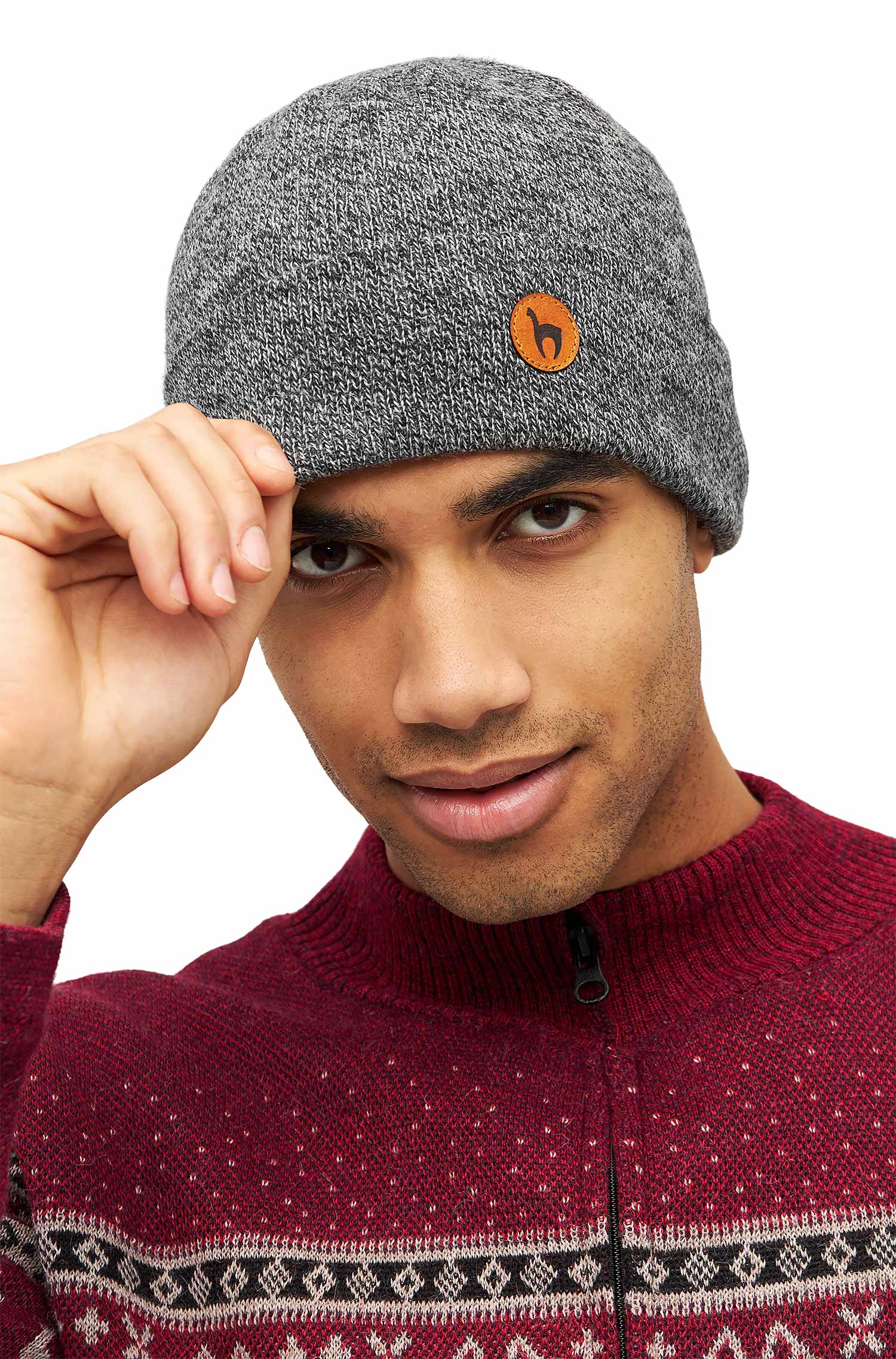 Alpaka Mütze BARK aus 100% Baby Alpaka