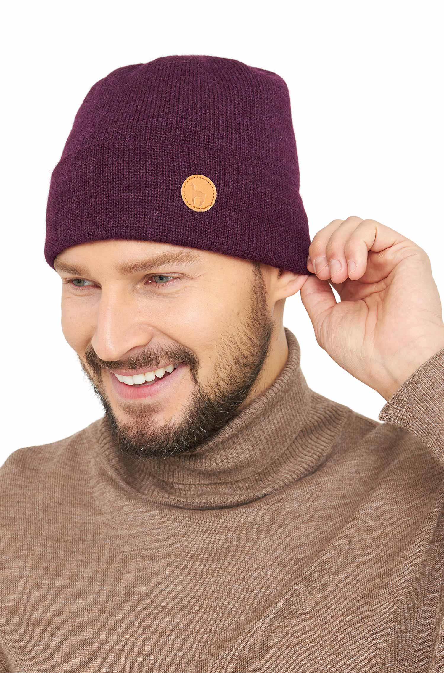 Alpaka Mütze BARK aus 100% Baby Alpaka