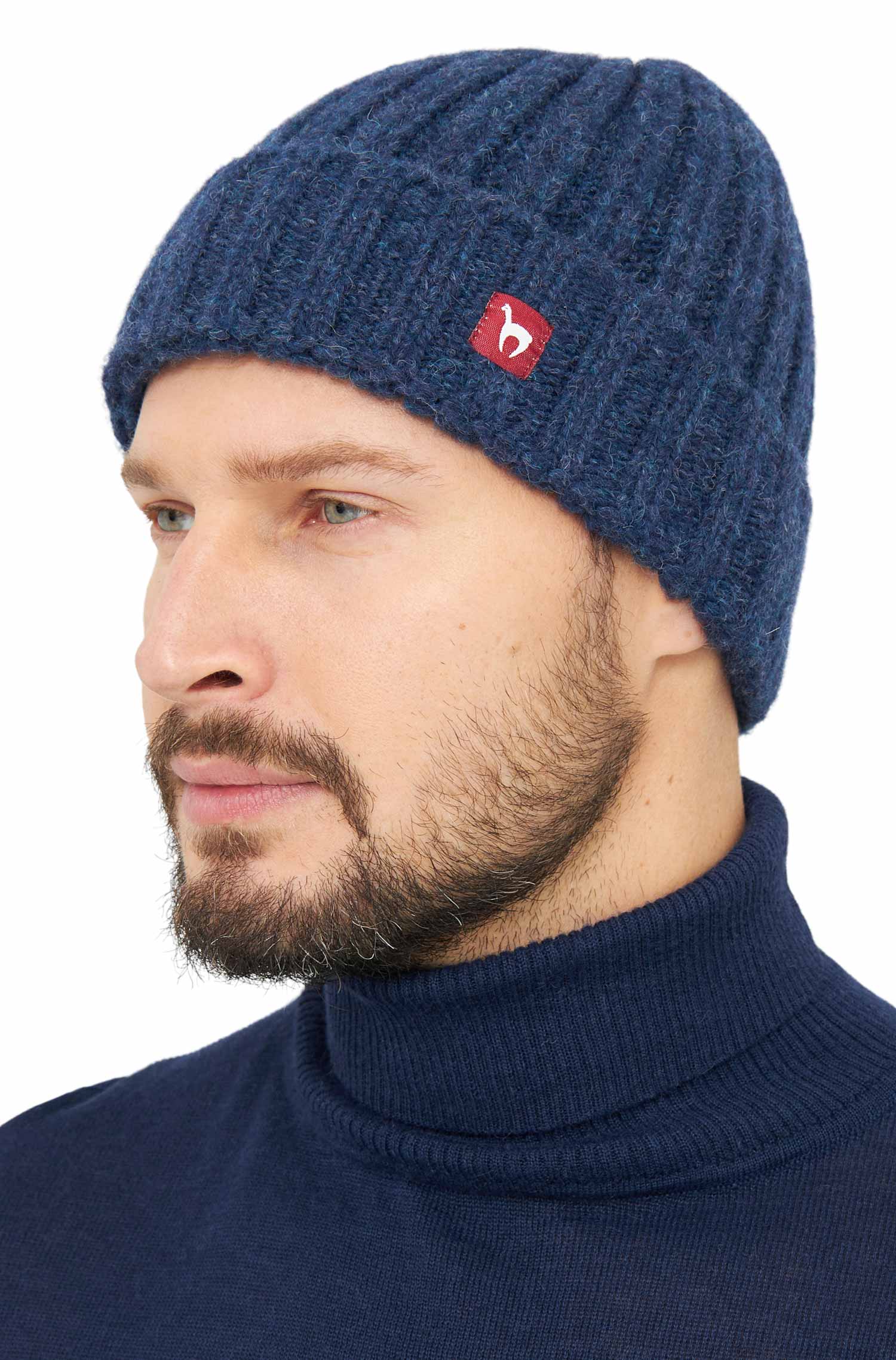 Bonnet en alpaga BIANCA en mélange de baby alpaga et de laine