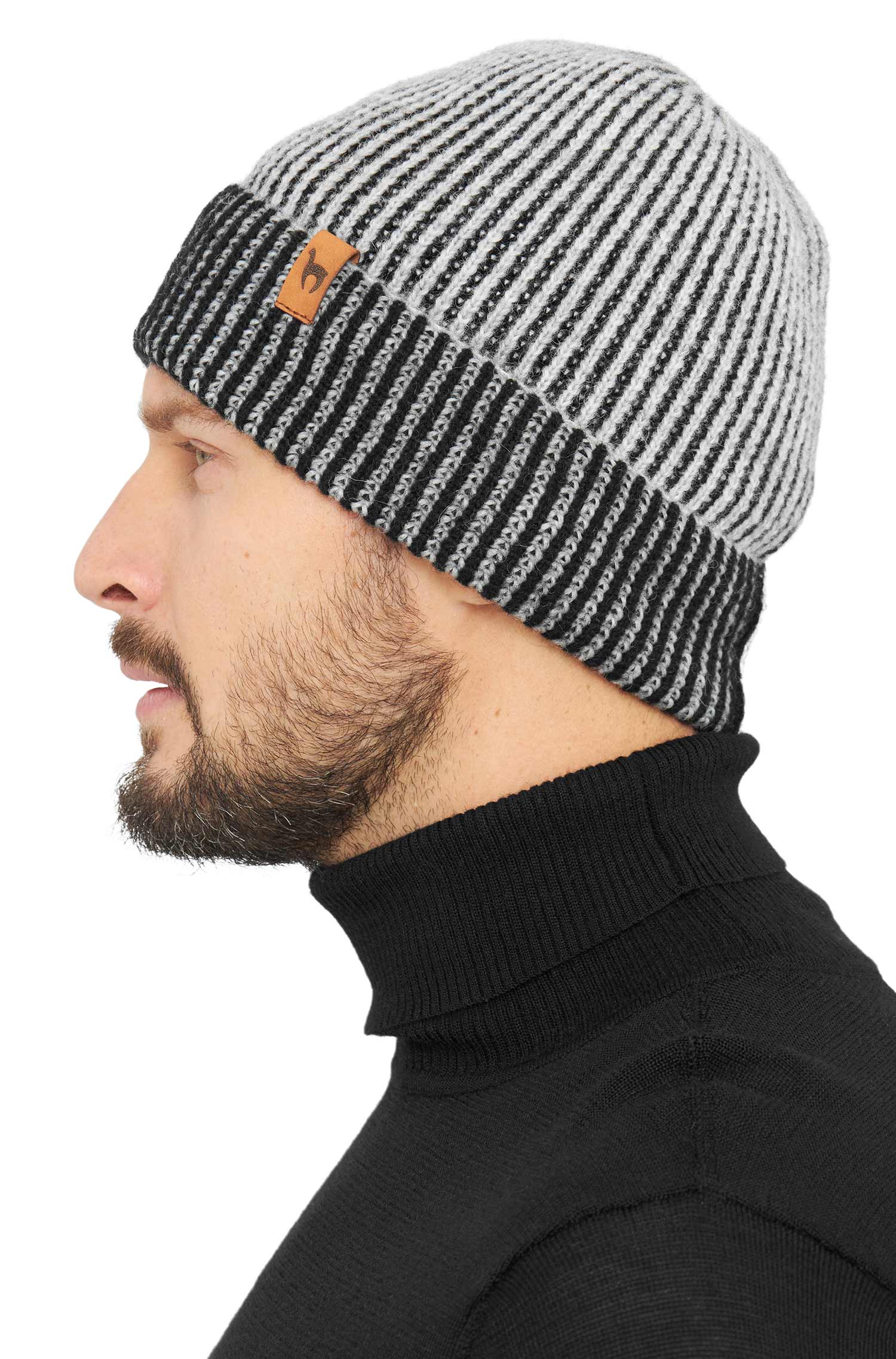 Alpaka Mütze MARINO aus 56% Baby Alpaca & 39% Baumwolle