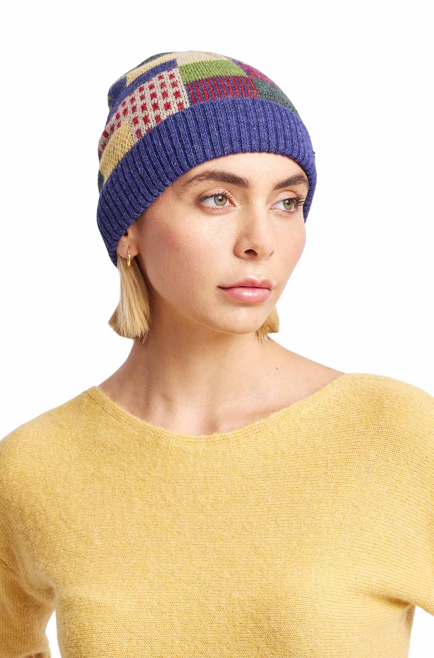 Alpaka Mützel WINDSOR aus 100% Baby Alpaka