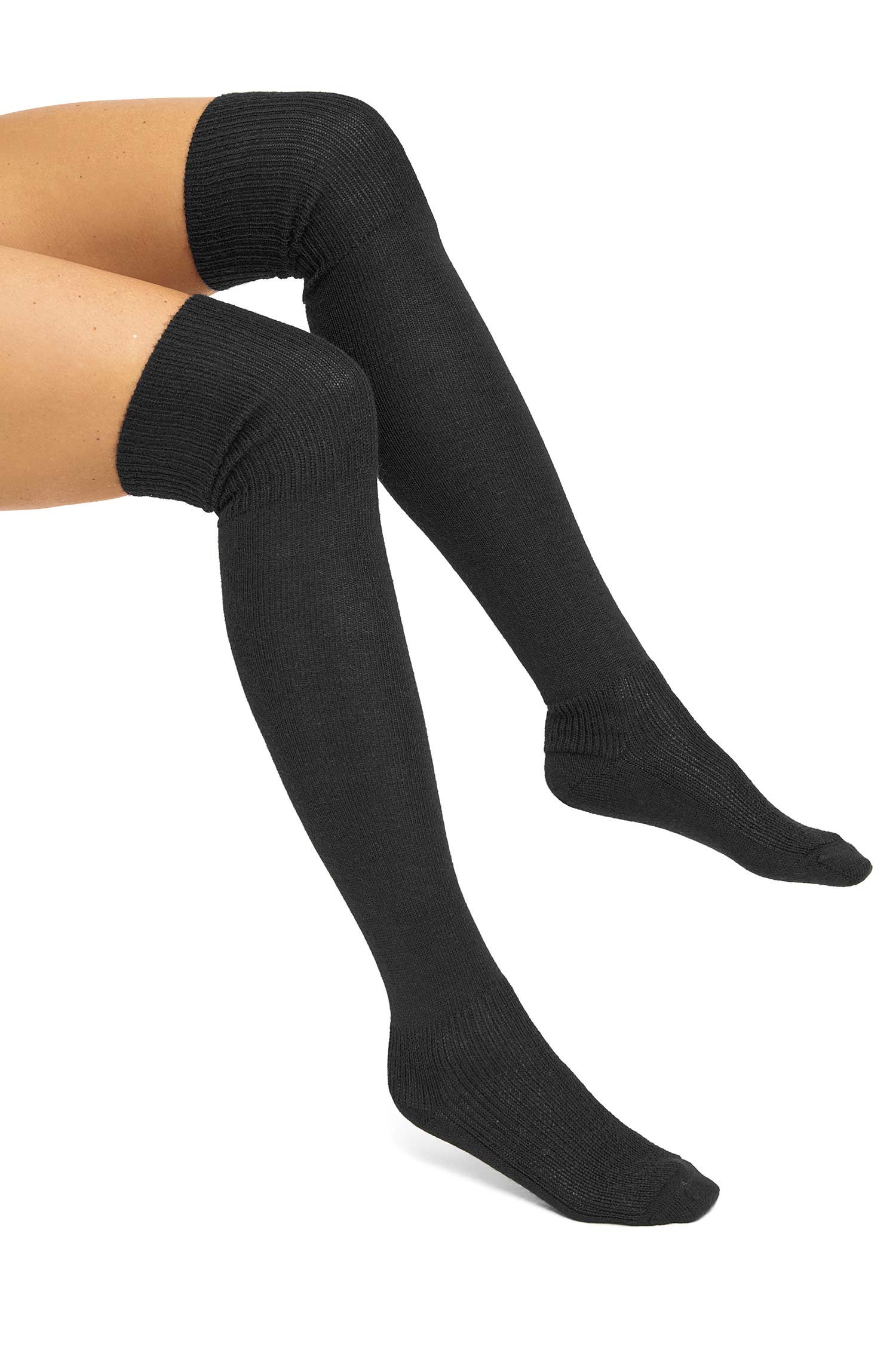 Alpaka OVERKNEE Socken aus Alpaka-Wolle-Mix