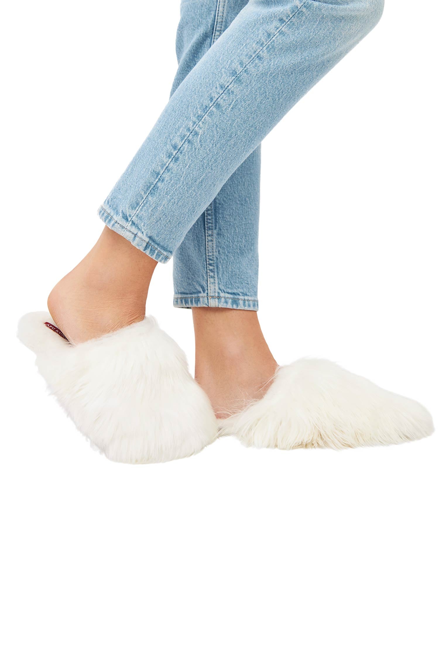 Alpaca slippers KUSCHEL (size 36-46) made of 100% alpaca fur