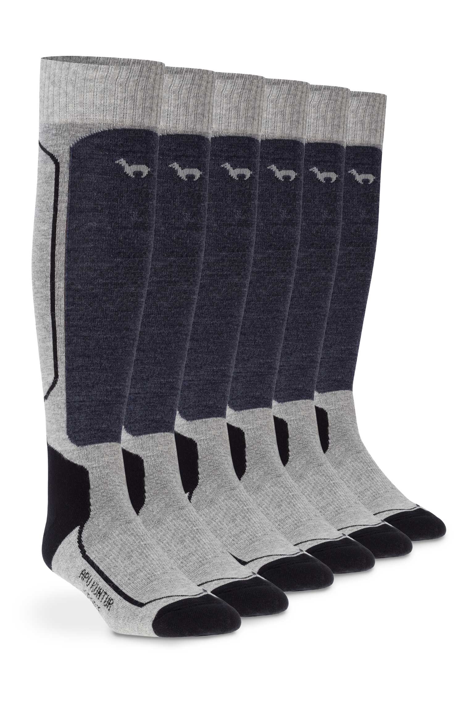 Alpaca Premium SKI &amp; SPORTS SOCKS 6-pack made from alpaca-cotton mix