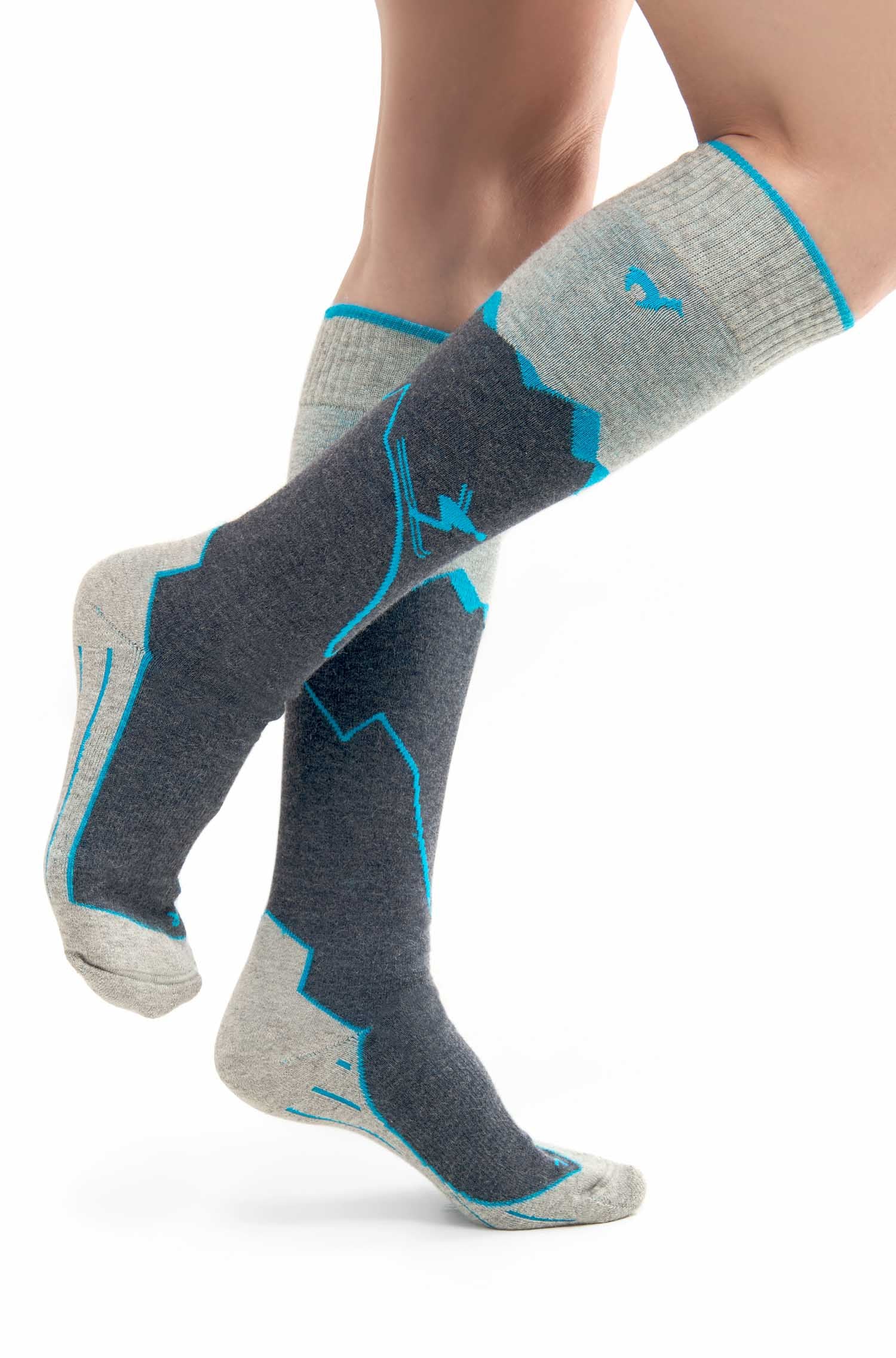 Alpaka Premium SKI- & SPORTSOCKEN aus Baby-Alpaka-Pima-Mix