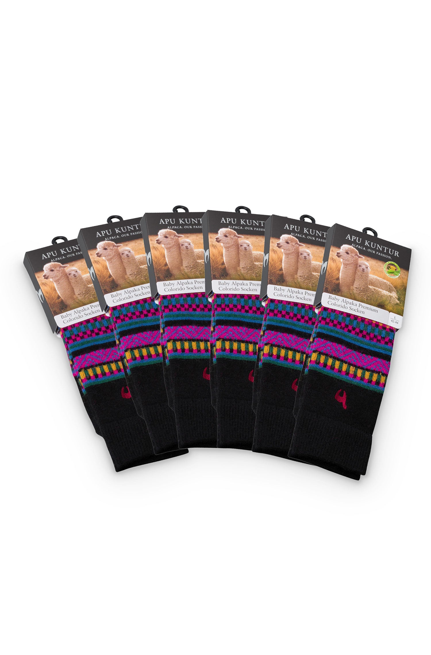 Alpaka Premium Socken COLORIDO aus Baby Alpaka