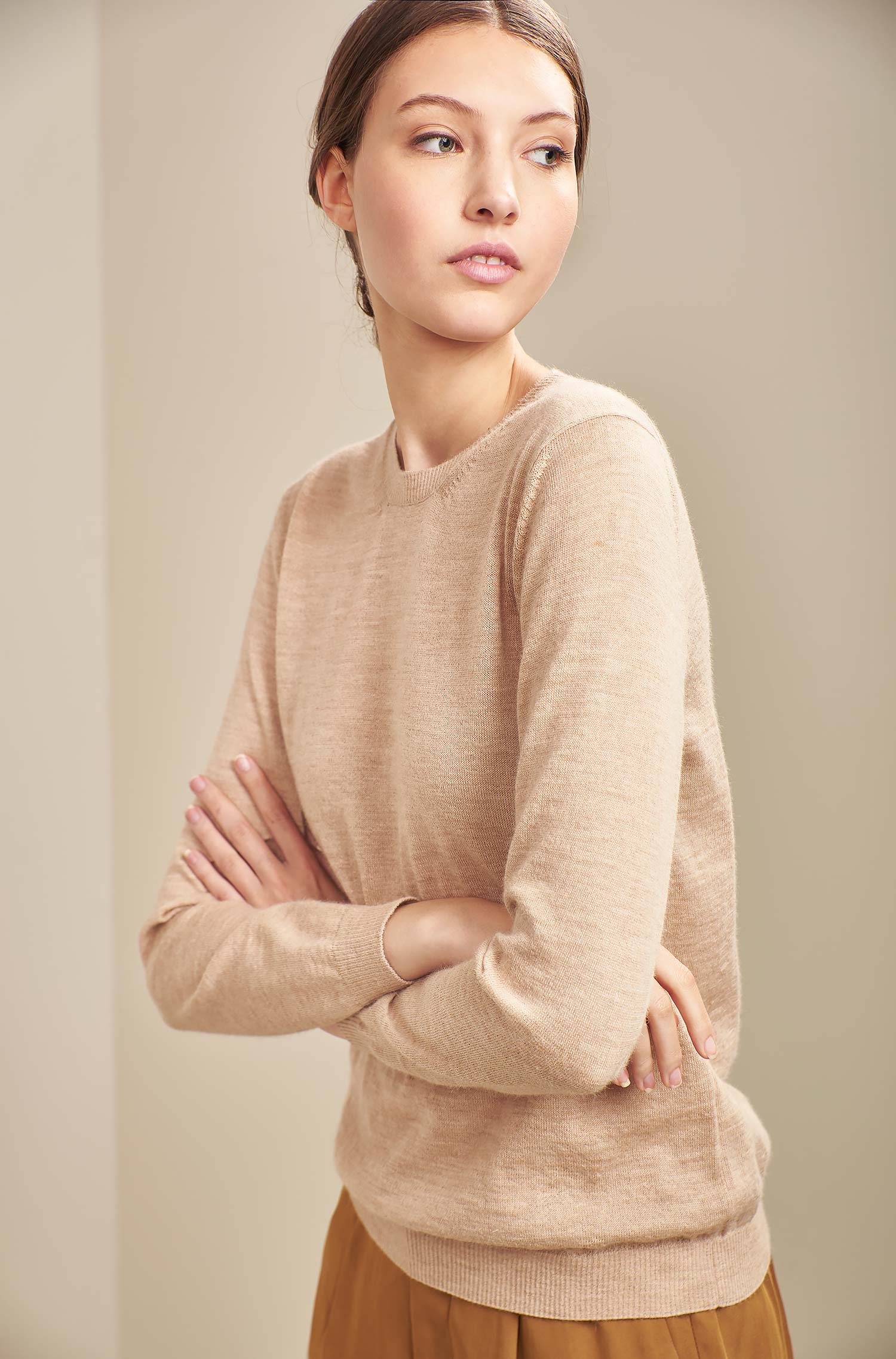 Alpaca sweater ALEXIA made of pure baby alpaca