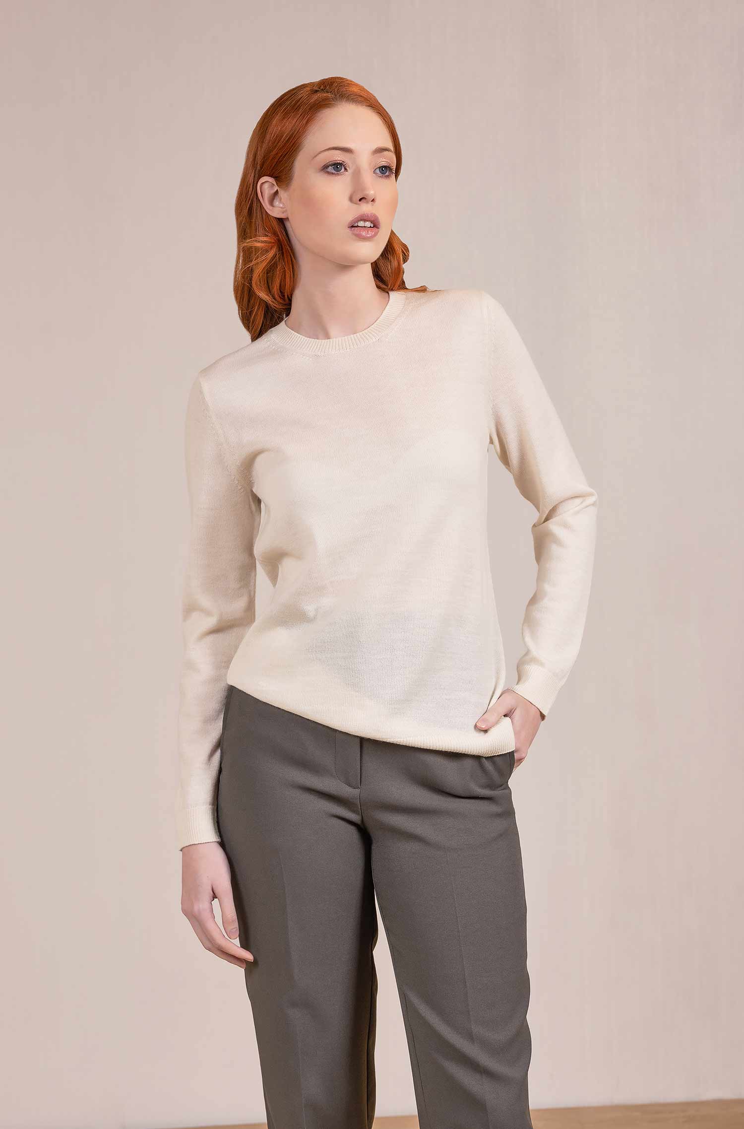 Alpaca sweater ALEXIA made of pure baby alpaca