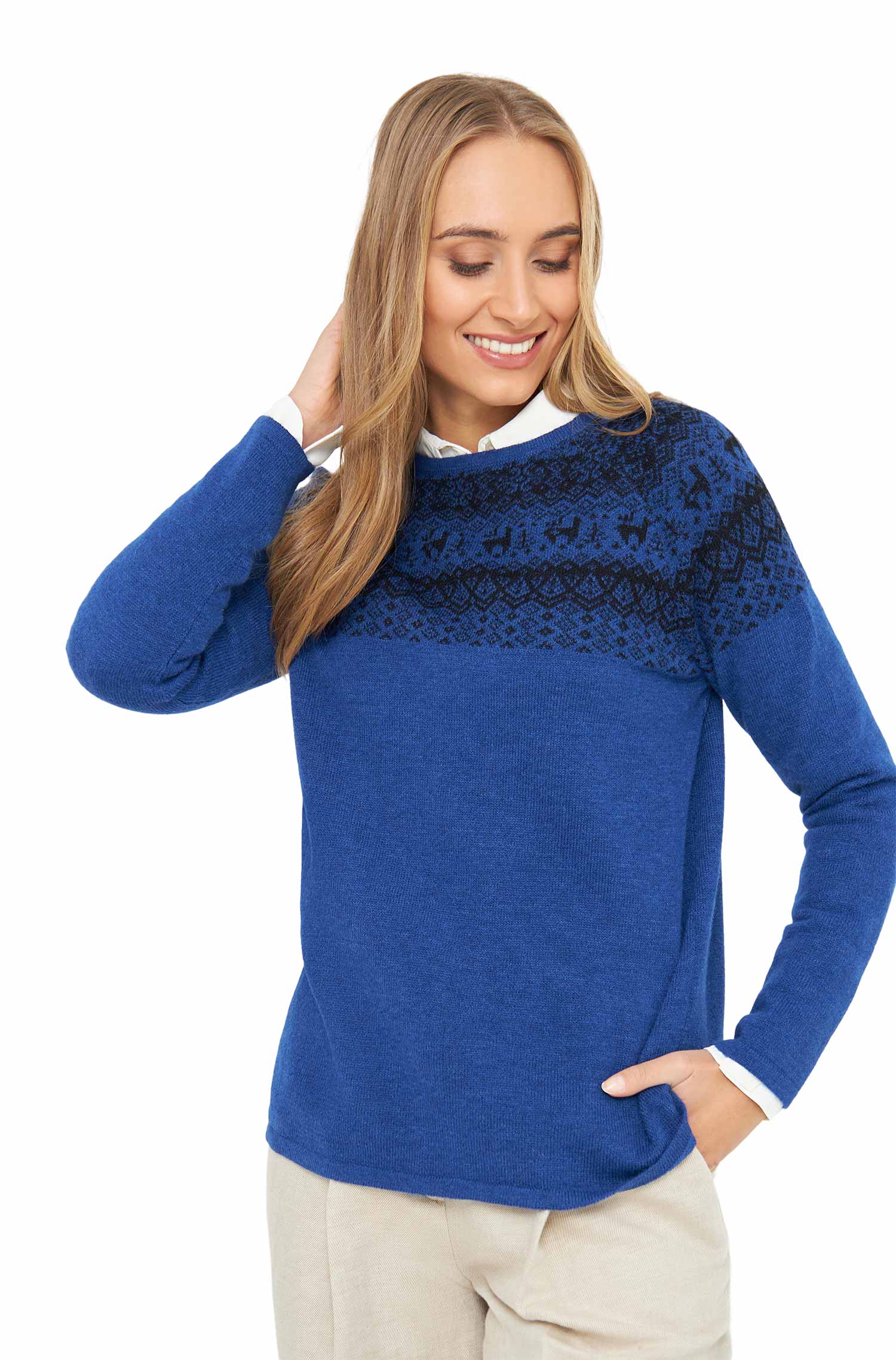 Alpaca sweater ANDES made from 100% baby alpaca