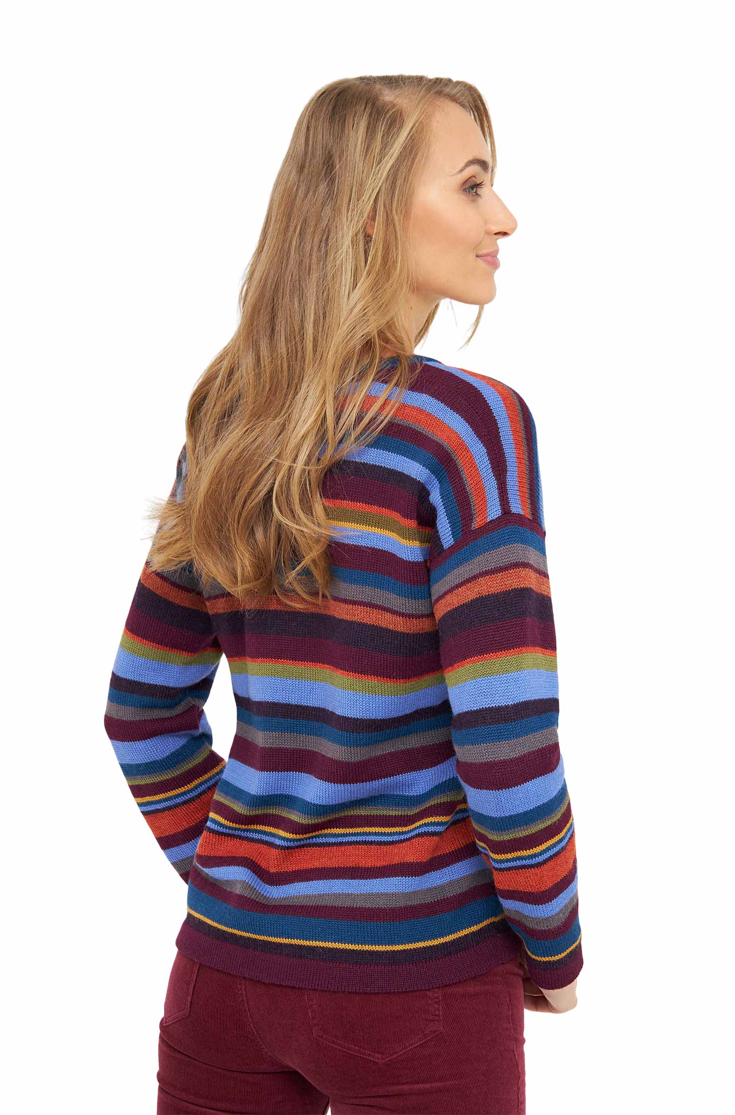 Alpaka Pullover ARCO IRIS aus 100% Baby Alpaka
