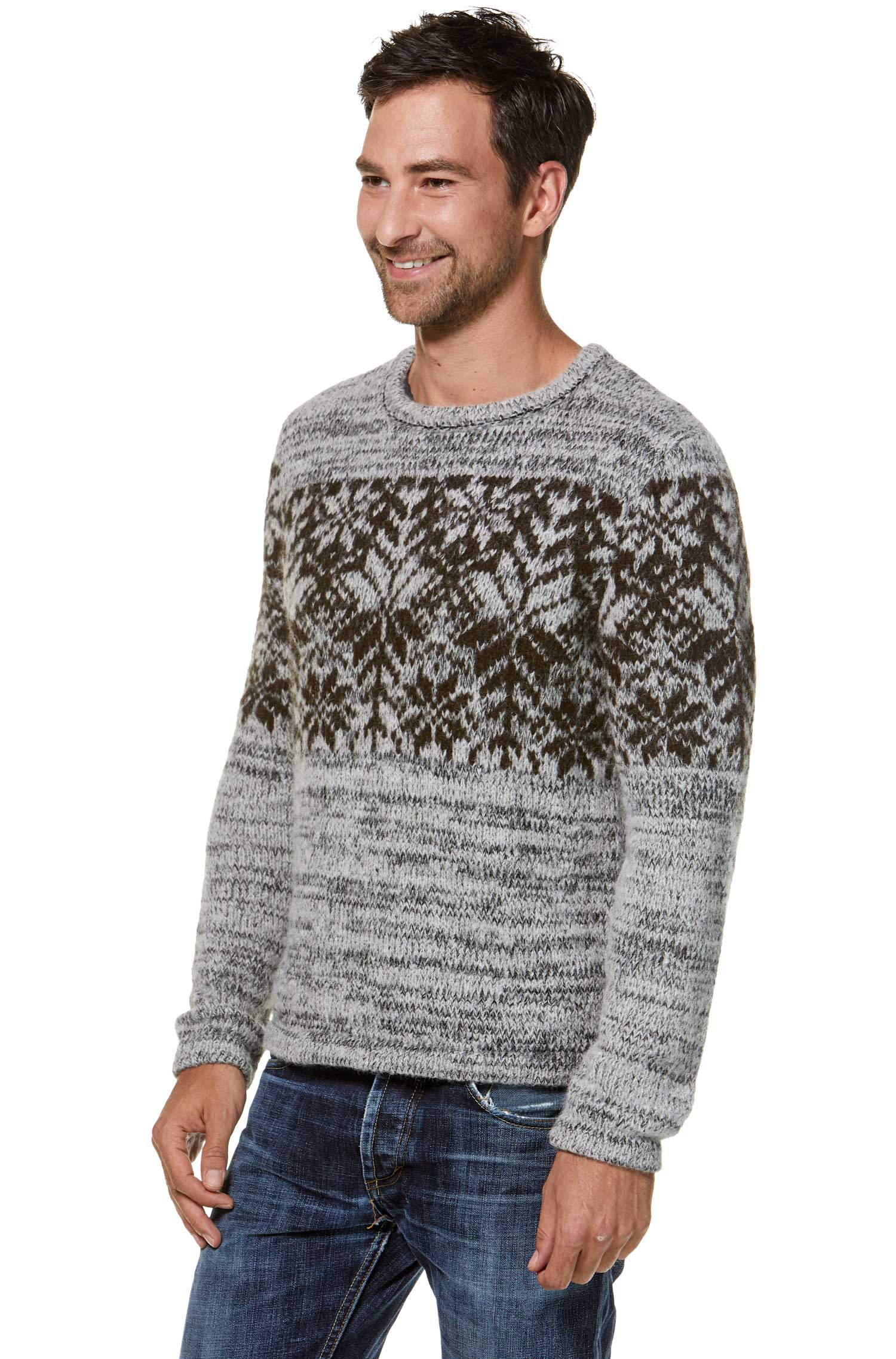 Alpaka Pullover NATURA aus 100% Alpaka