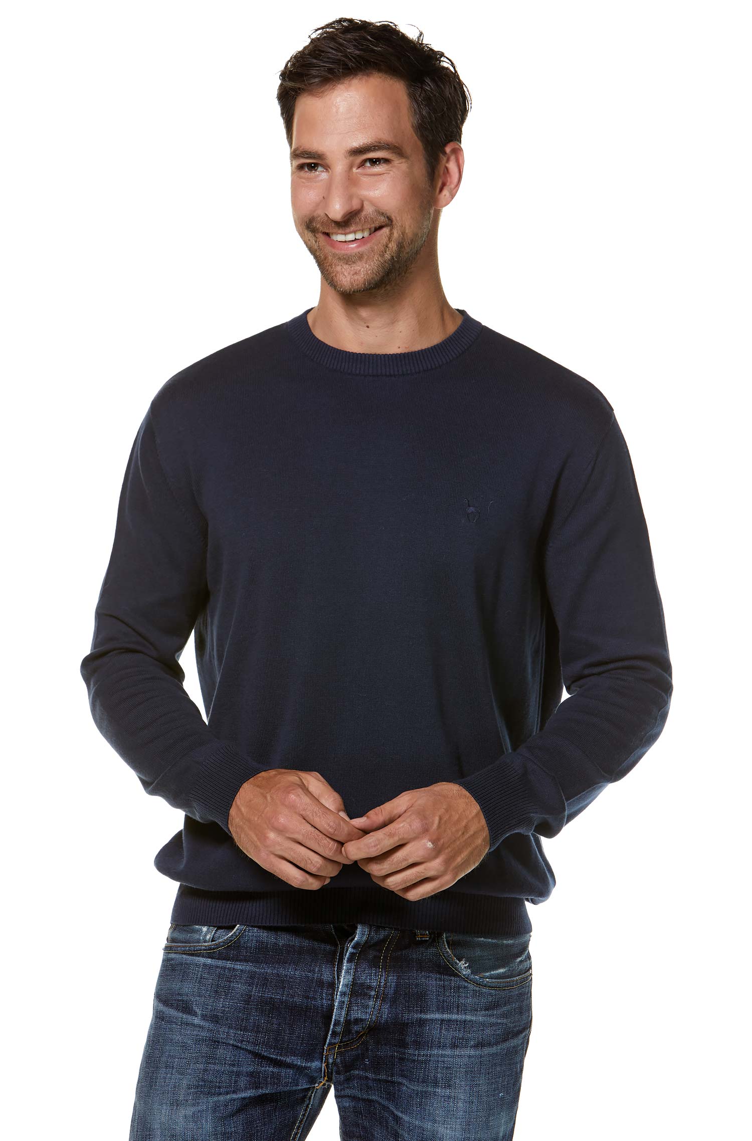 Herren Pullover aus Alpaka-Baumwolle weich und warm