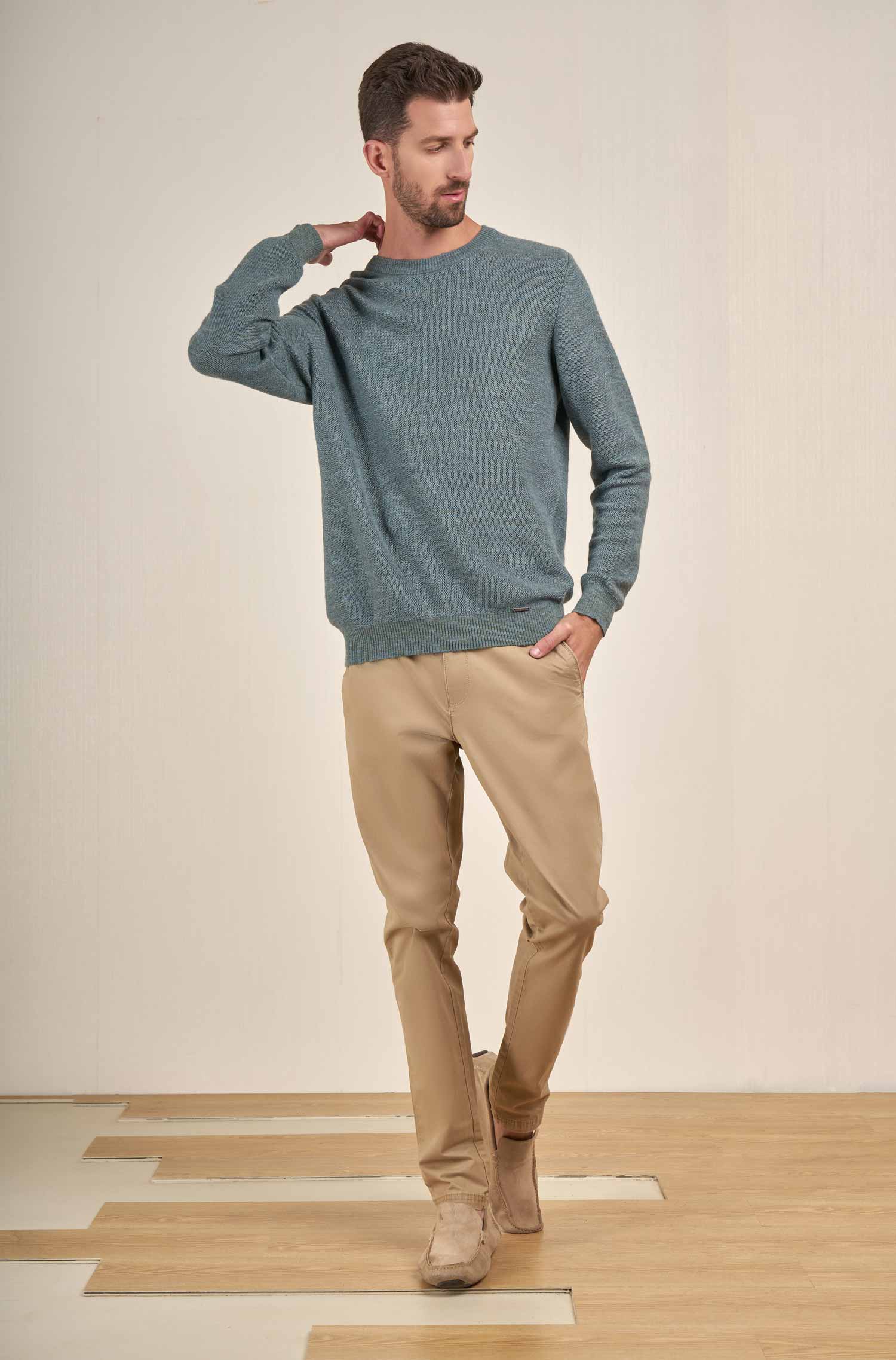 Alpaka Pullover VAREC aus Alpaka-Seide-Mix