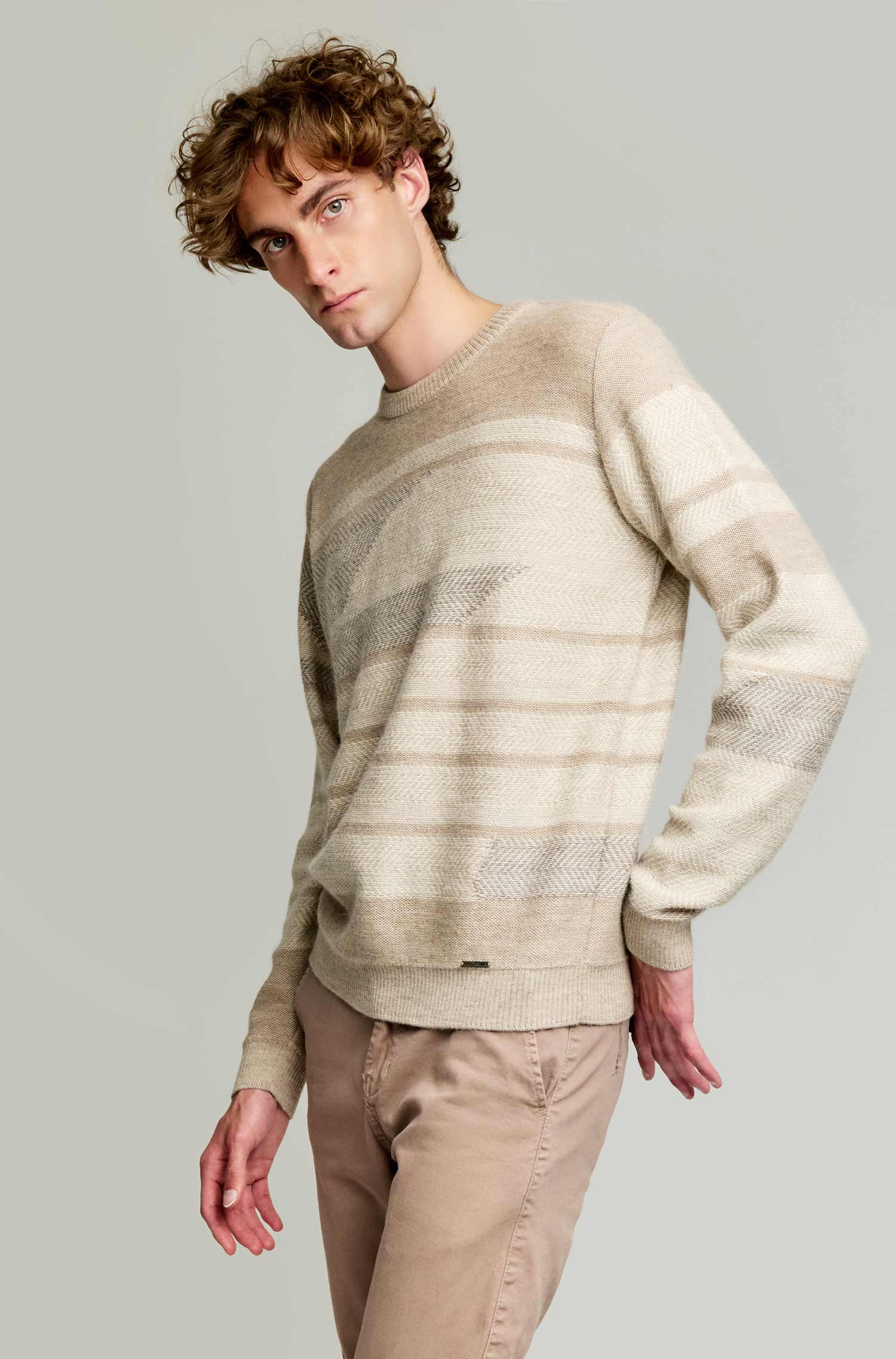 Alpaca sweater YACKSON made from 100% baby alpaca