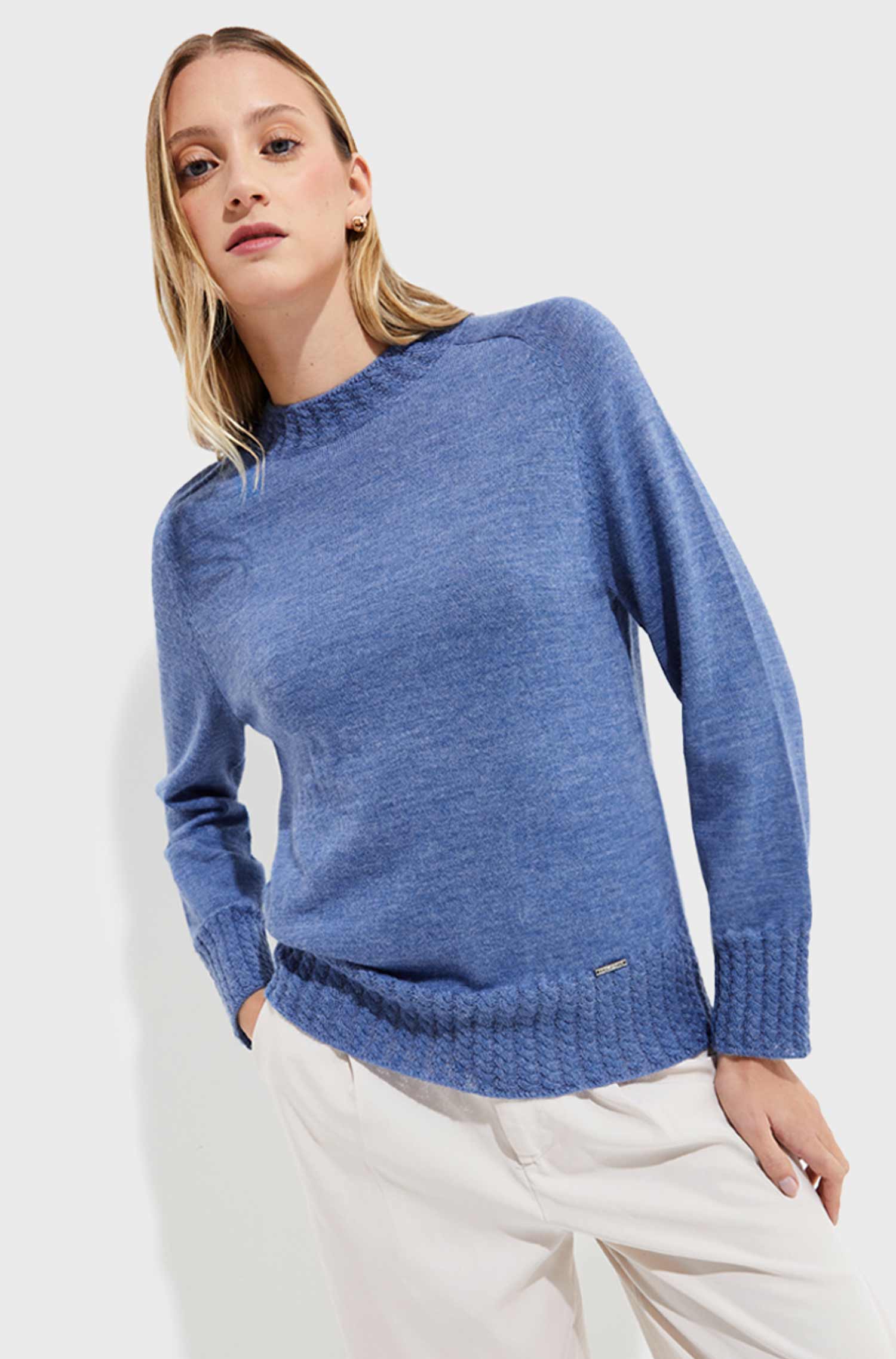 Pull en alpaga YAKIRA en 100% bébé alpaga