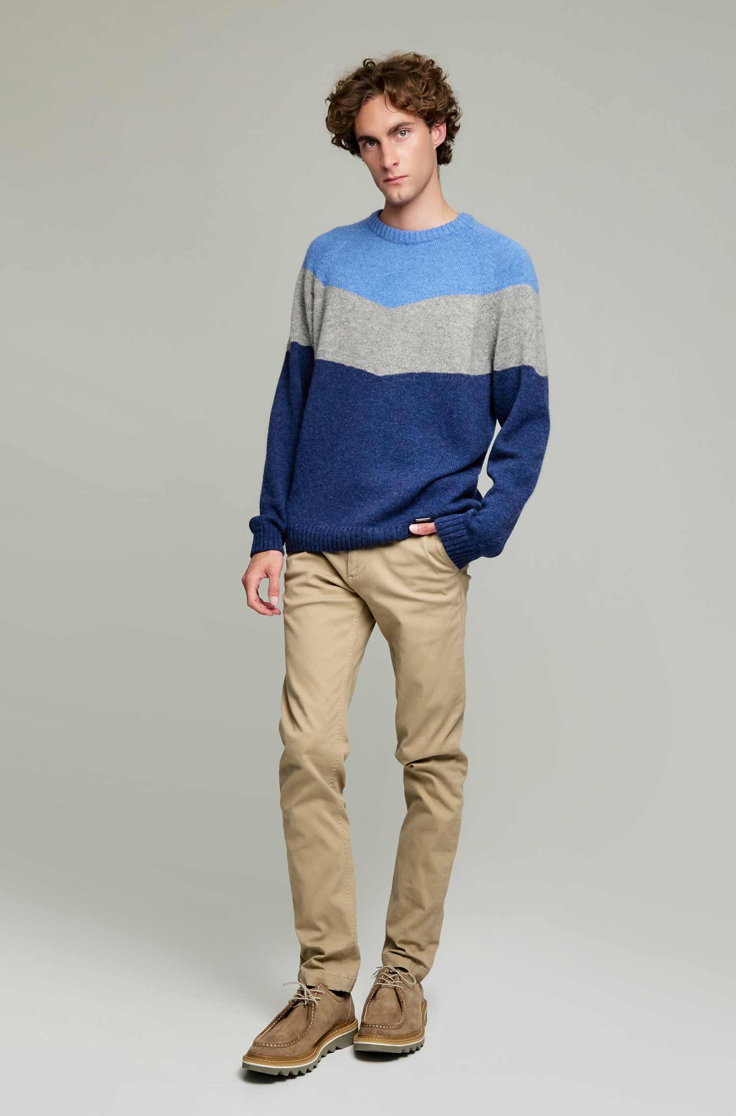 Baby Alpaka Pullover YANNICK für Kinder - weich & kuschelig