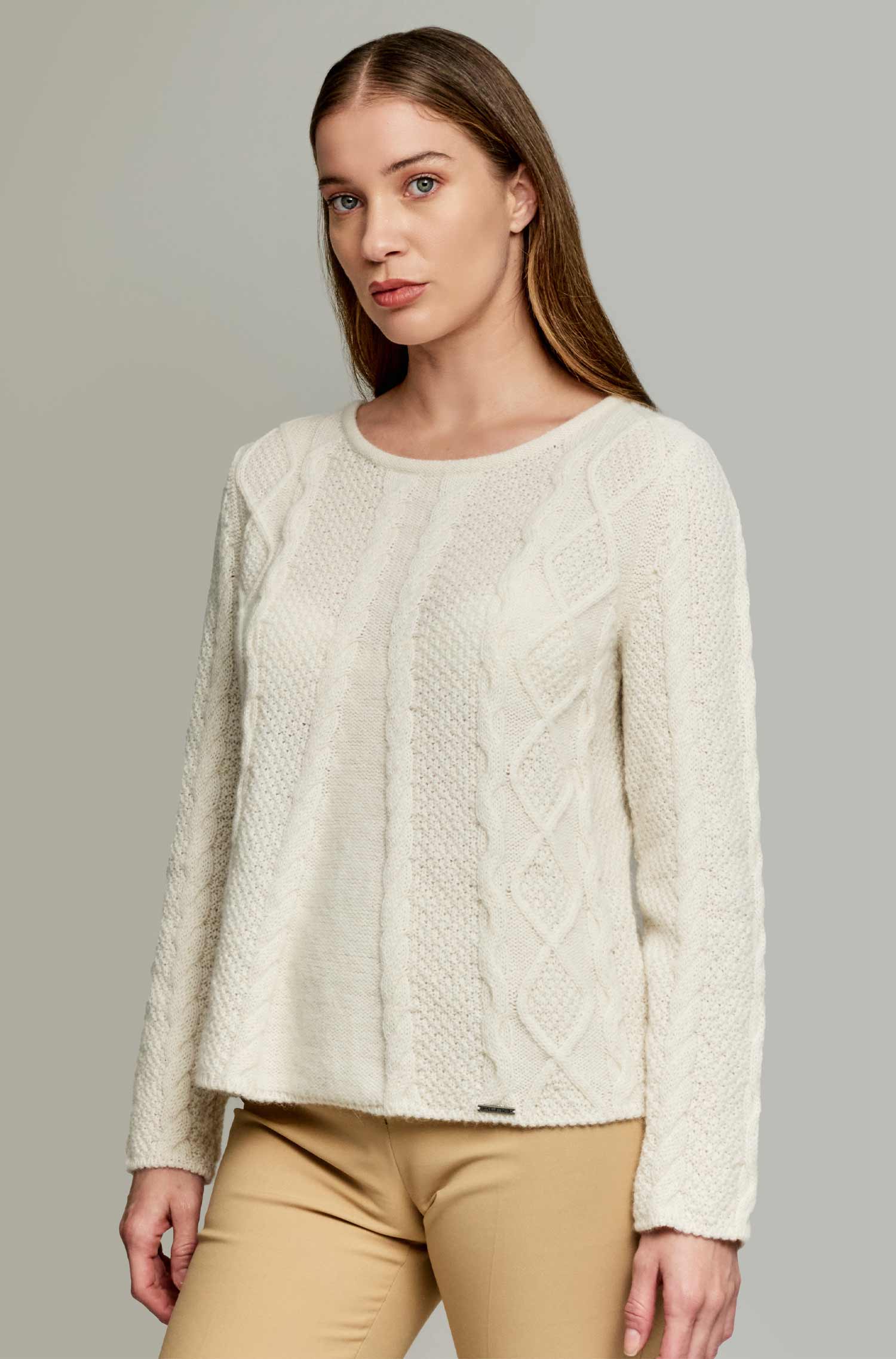 Alpaka Pullover YSEULT aus 100% Baby Alpaka