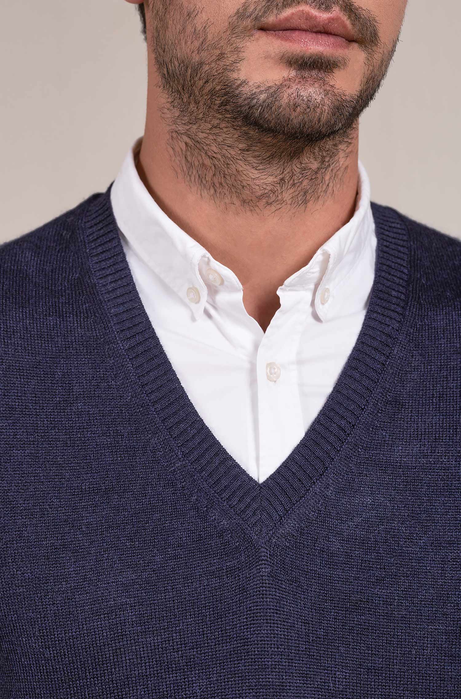 Alpaka Pullunder ABEL aus 100% Baby Alpaka