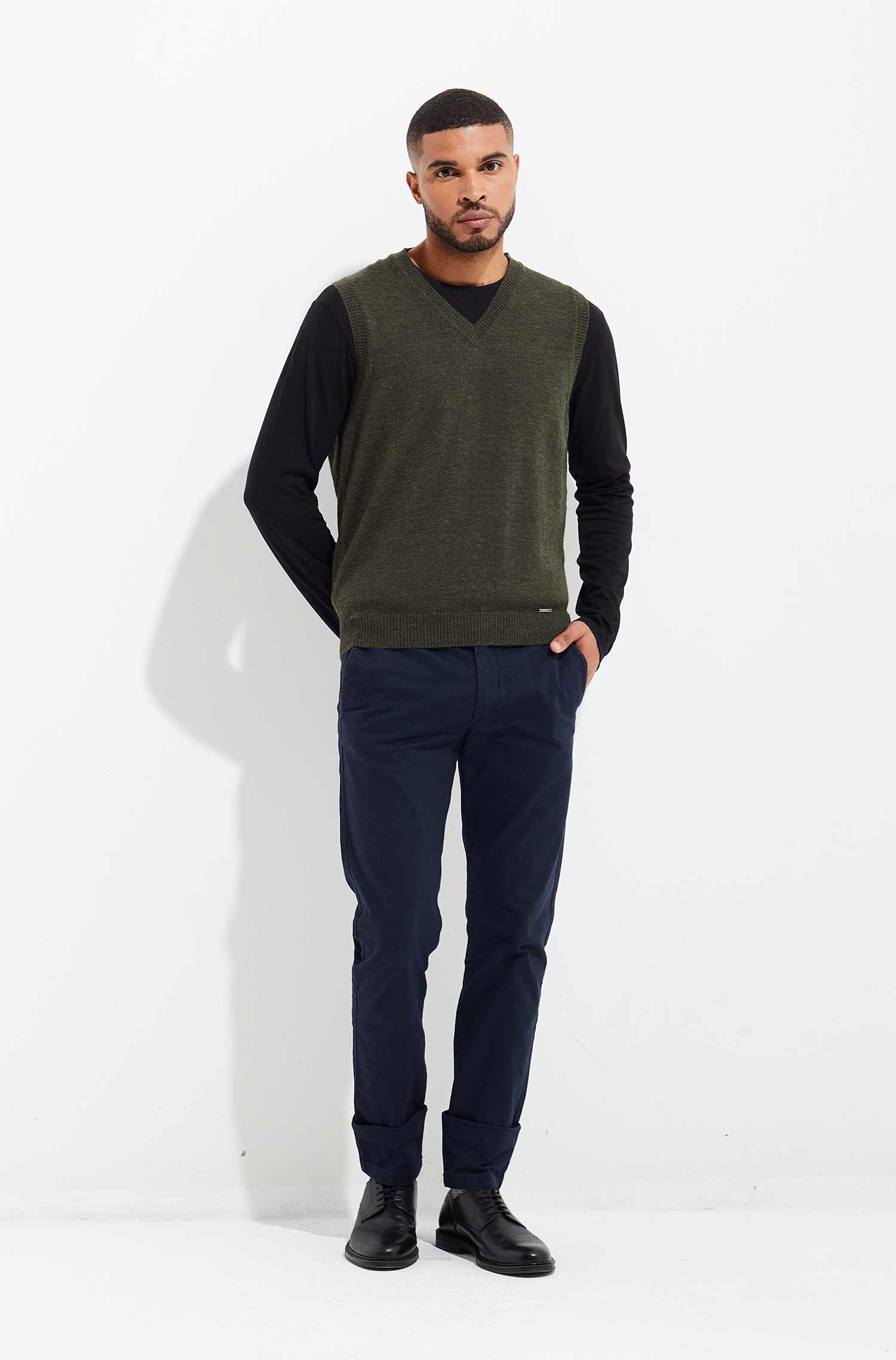 Alpaka Pullunder ABEL aus 100% Baby Alpaka