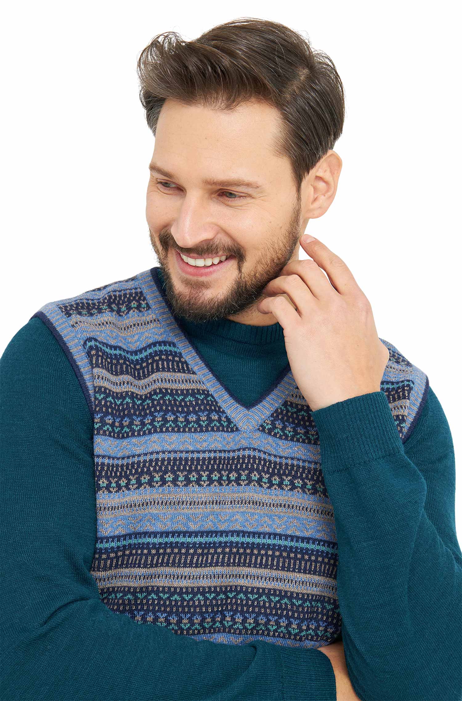 Alpaka Pullunder DARIO aus 100% Baby Alpaka