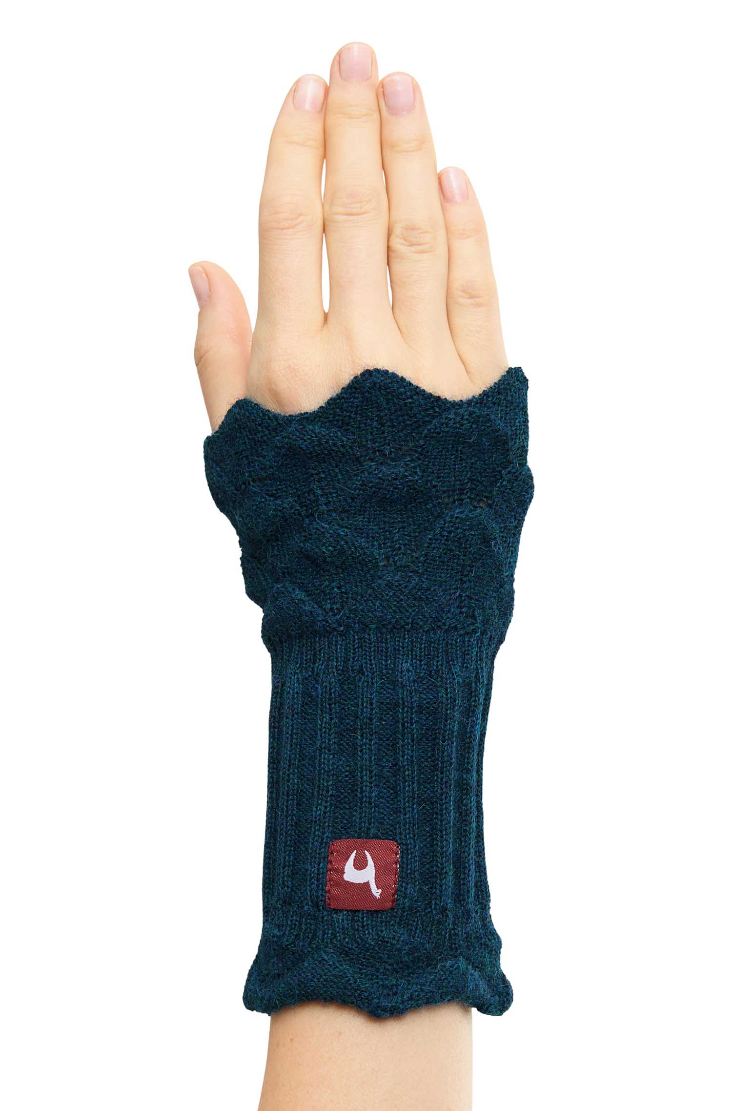 Alpaca wrist warmers BERNICE made from 100% baby alpaca