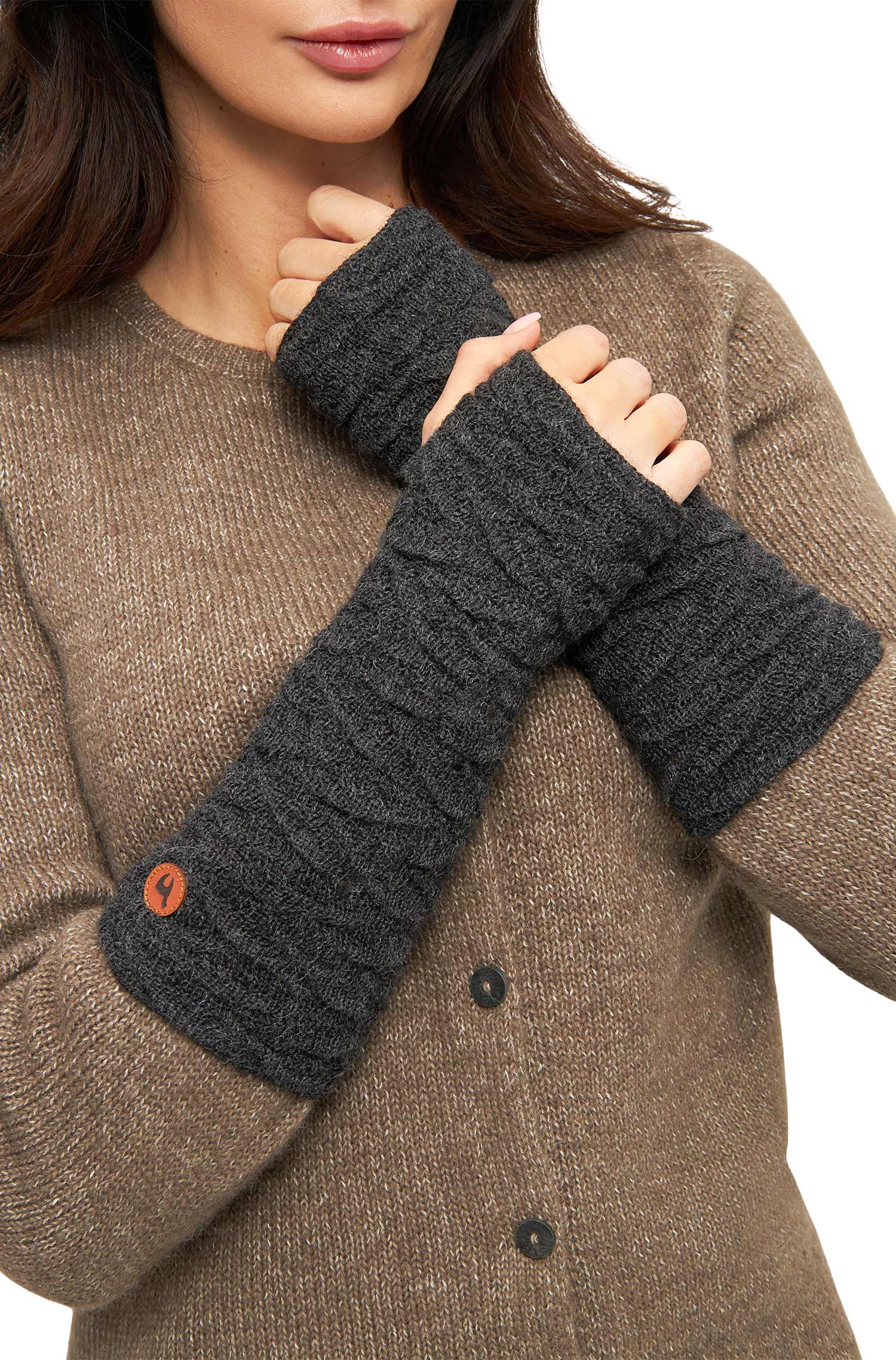 Alpaka Pulswärmer BIESEN aus 100% Baby Alpaka