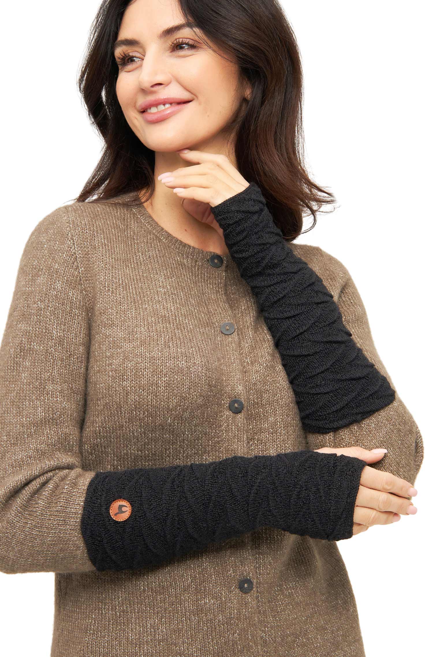 Alpaka Pulswärmer BIESEN aus 100% Baby Alpaka