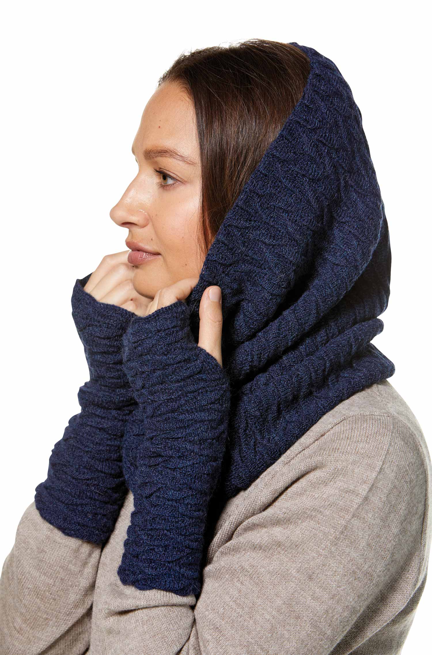 Alpaka Pulswärmer BIESEN aus 100% Baby Alpaka