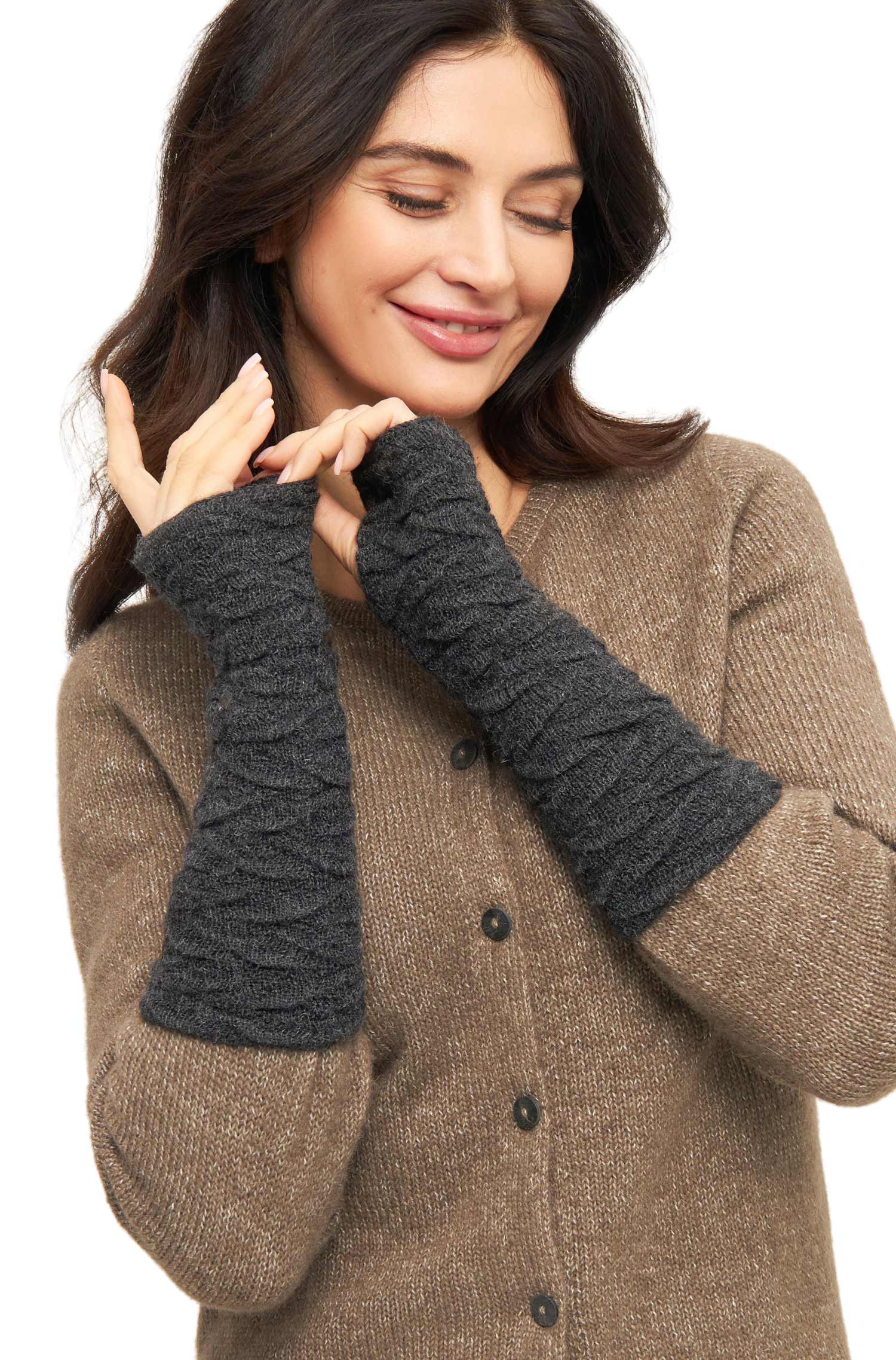 Alpaka Pulswärmer BIESEN aus 100% Baby Alpaka