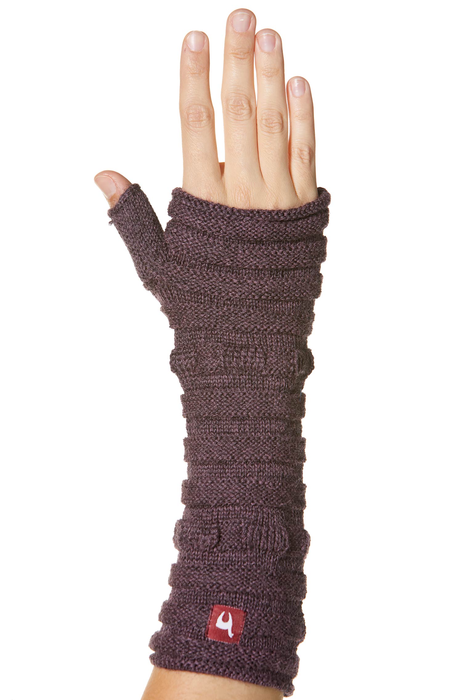 Alpaca wrist warmers ESPIGA made from 100% baby alpaca