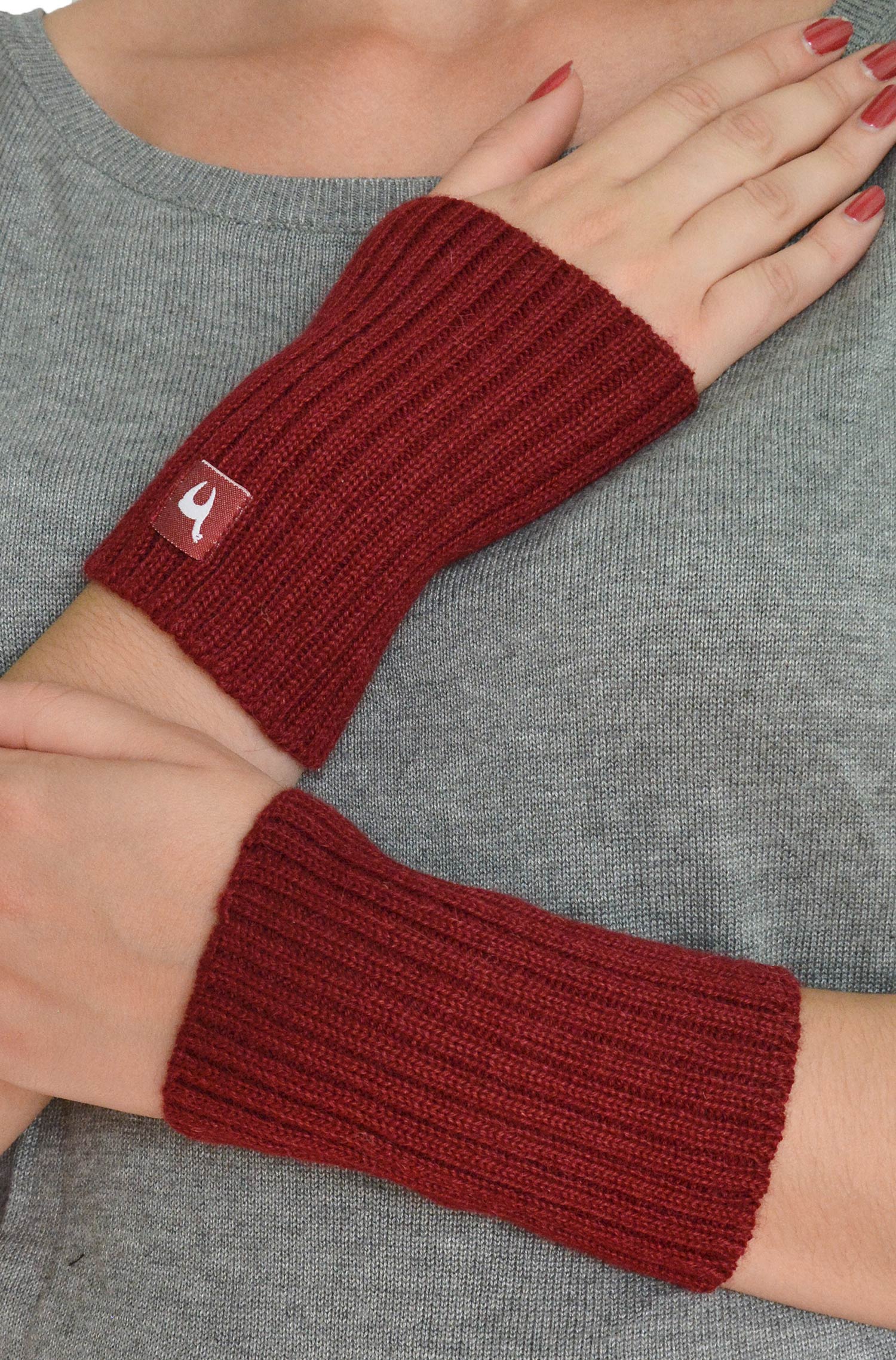 Alpaka Pulswärmer RIPP aus 100% Baby Alpaka