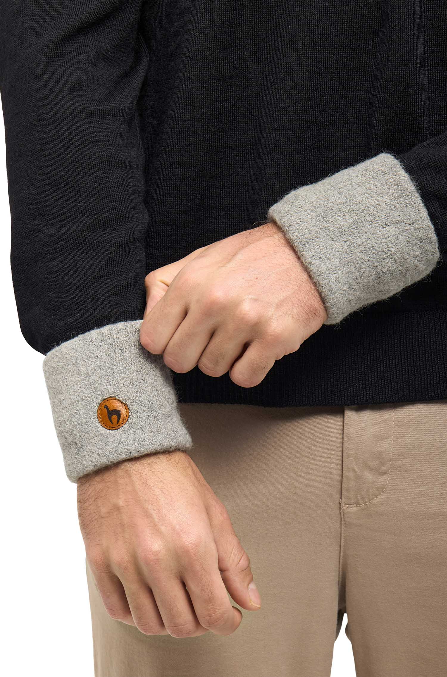 Alpaka Pulswärmer STRETCH mit Baby Alpaka