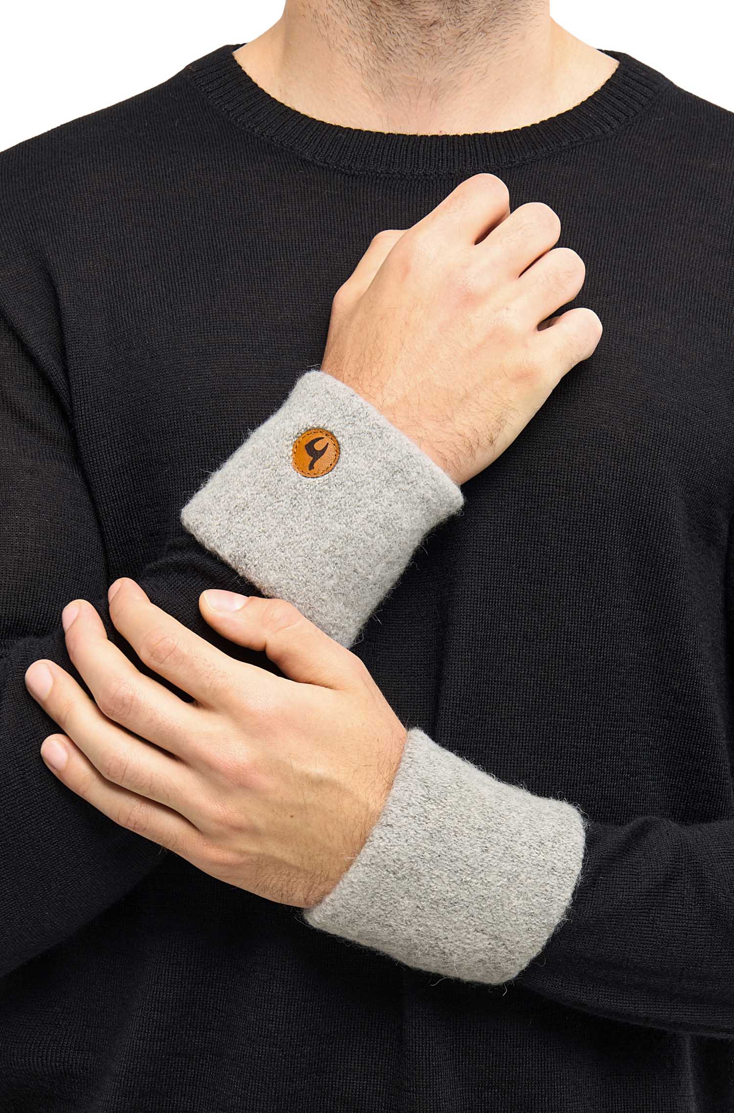 Alpaka Pulswärmer STRETCH mit Baby Alpaka