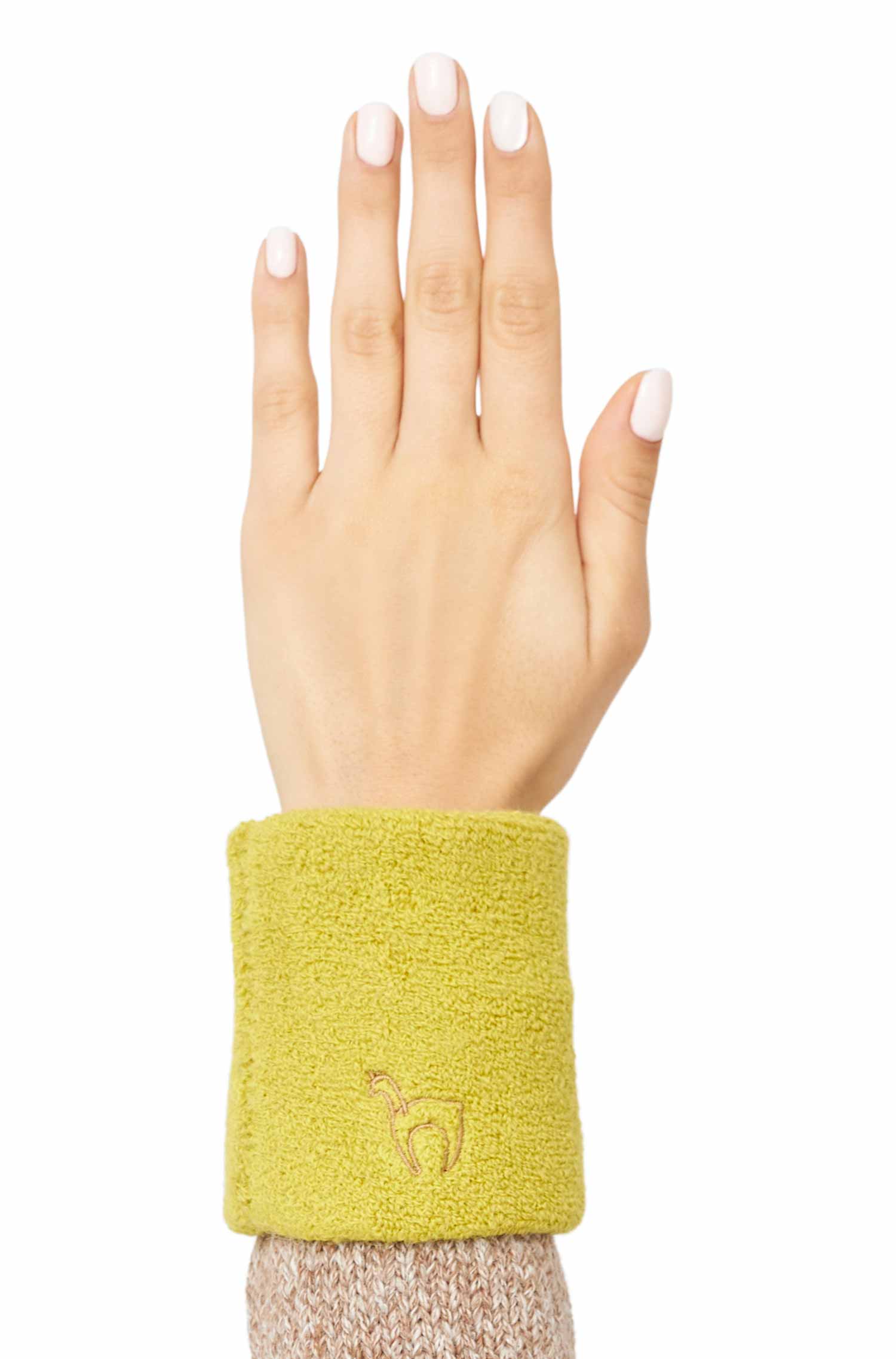 Alpaka Pulswärmer STRETCH mit Baby Alpaka