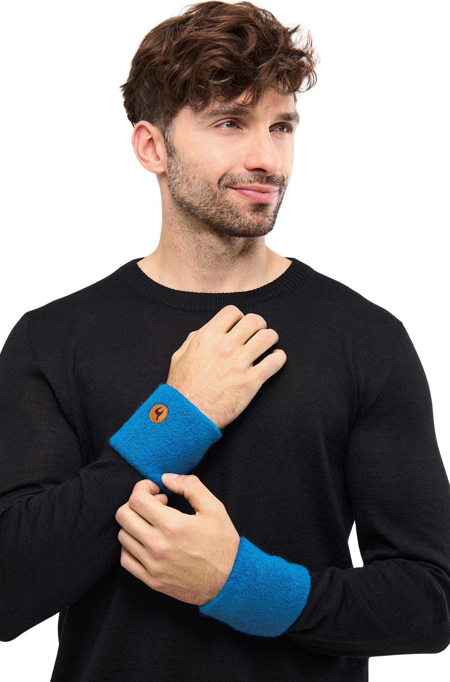 Alpaka Pulswärmer STRETCH mit Baby Alpaka