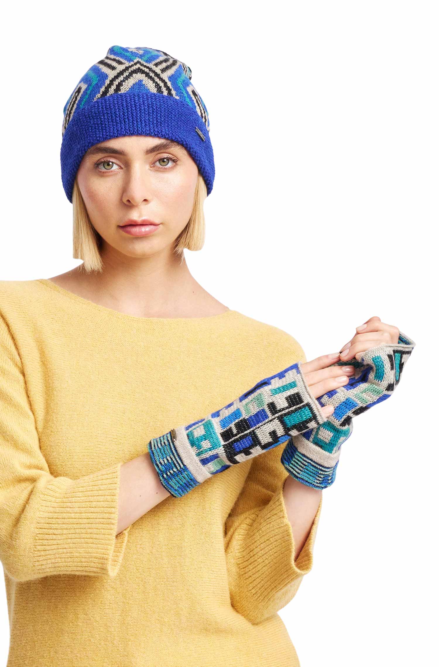 Alpaka Pulswärmer WADJA aus 100% Baby Alpaka