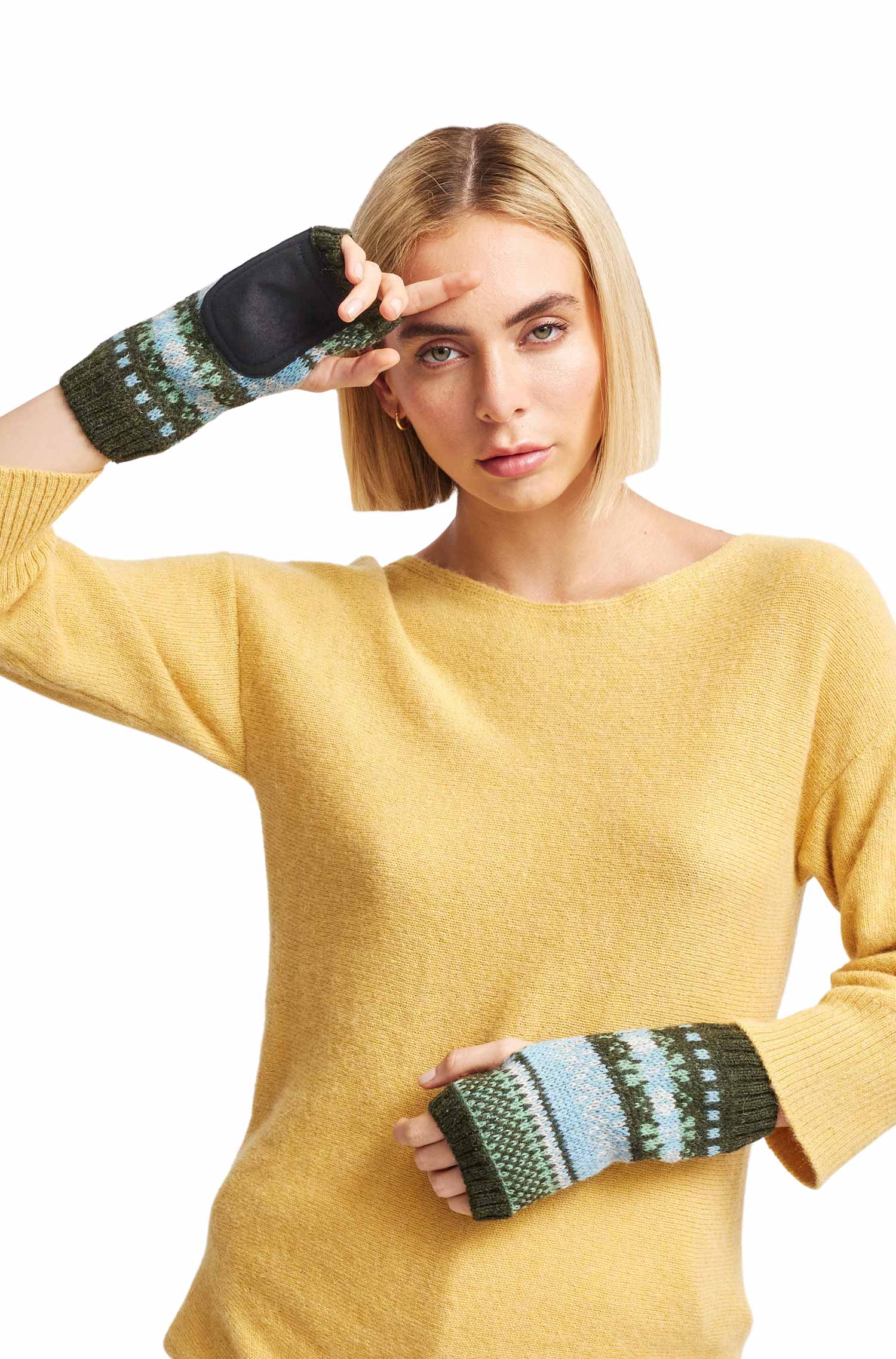 Alpaka Pulswärmer WHIP aus 100% Baby Alpaka