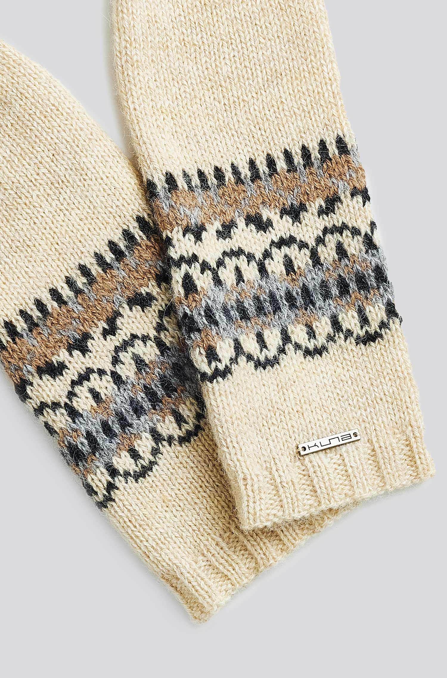 Alpaca wrist warmers YOKE made from 100% baby alpaca