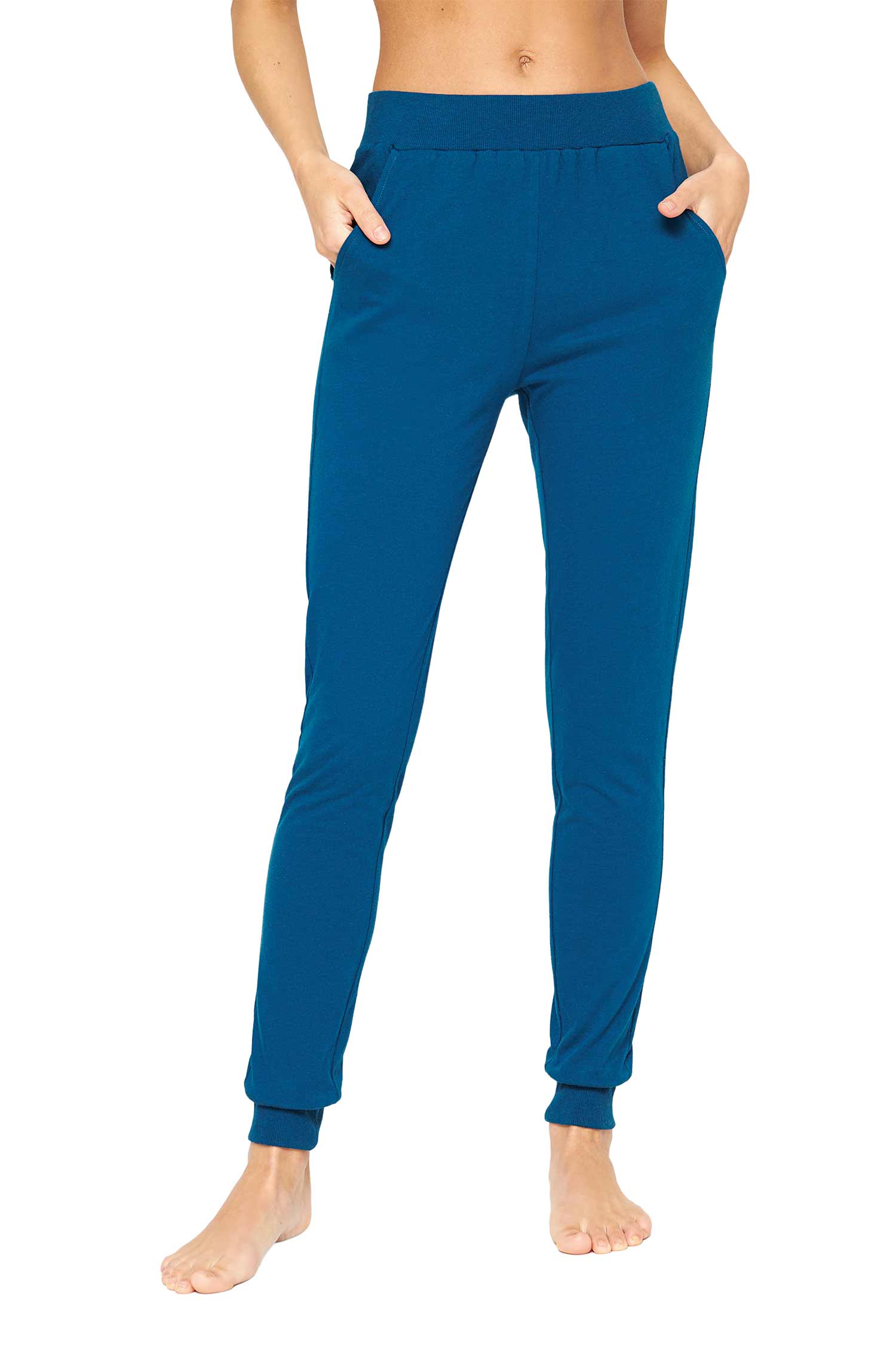 Pantalon de pyjama en alpaga pour femme DREAMLINE en mélange alpaga-coton