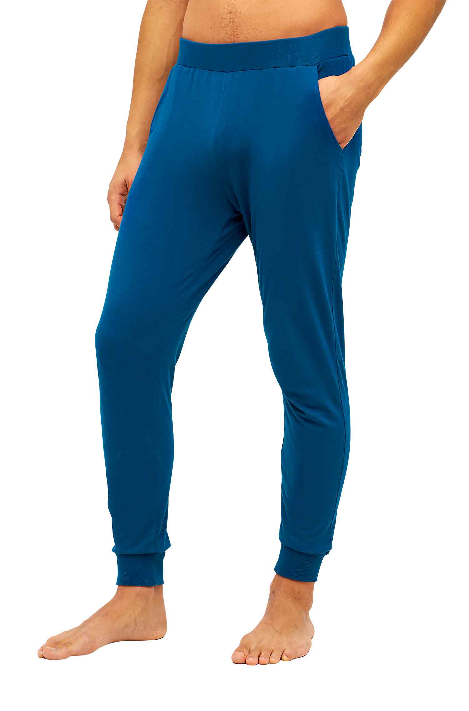 Alpaka Pyjama Herren Hose DREAMLINE aus Alpaka-Baumwoll-Mix