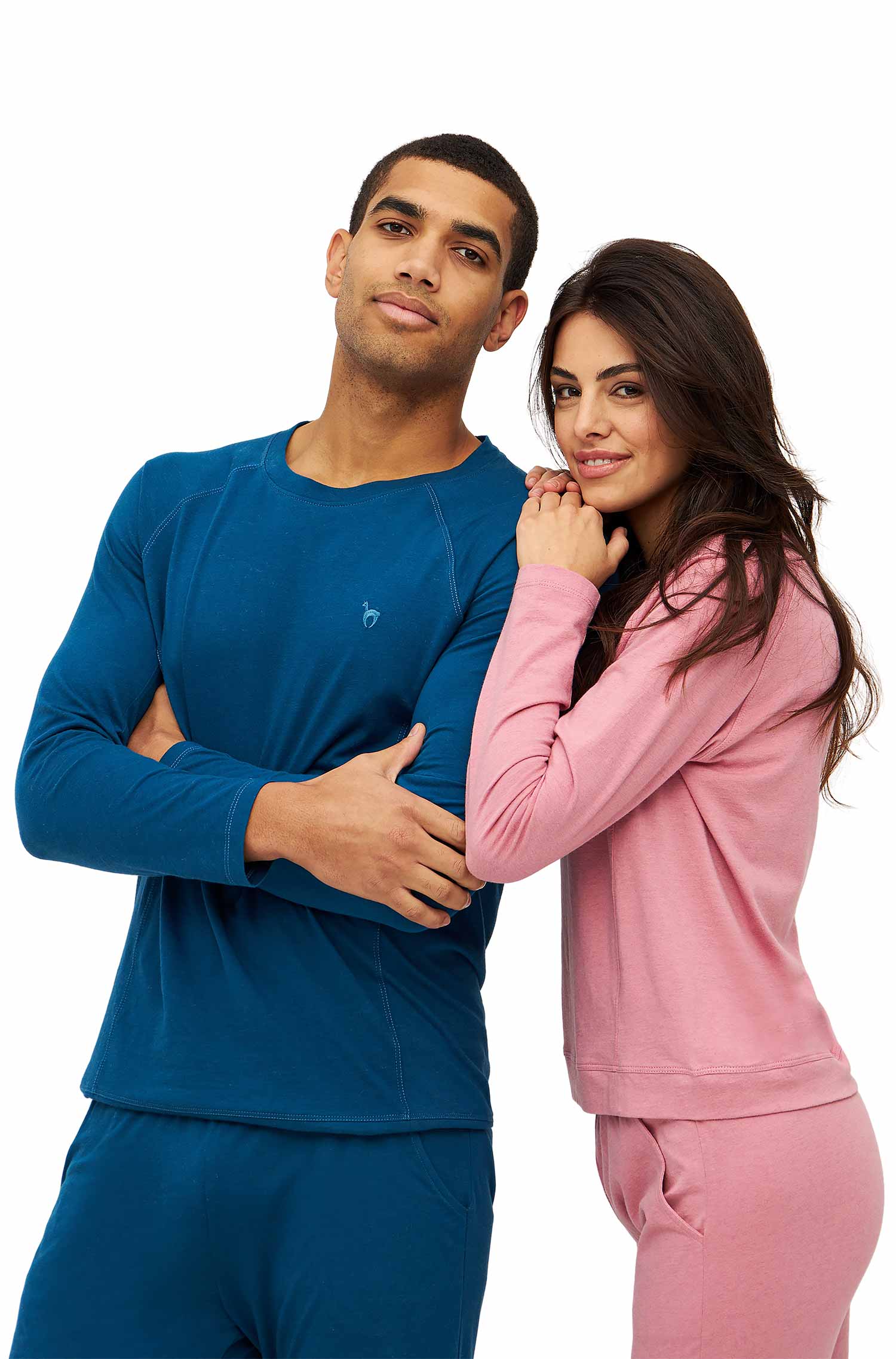 Alpaka Pyjama Herren Oberteil DREAMLINE aus Alpaka-Baumwoll-Mix