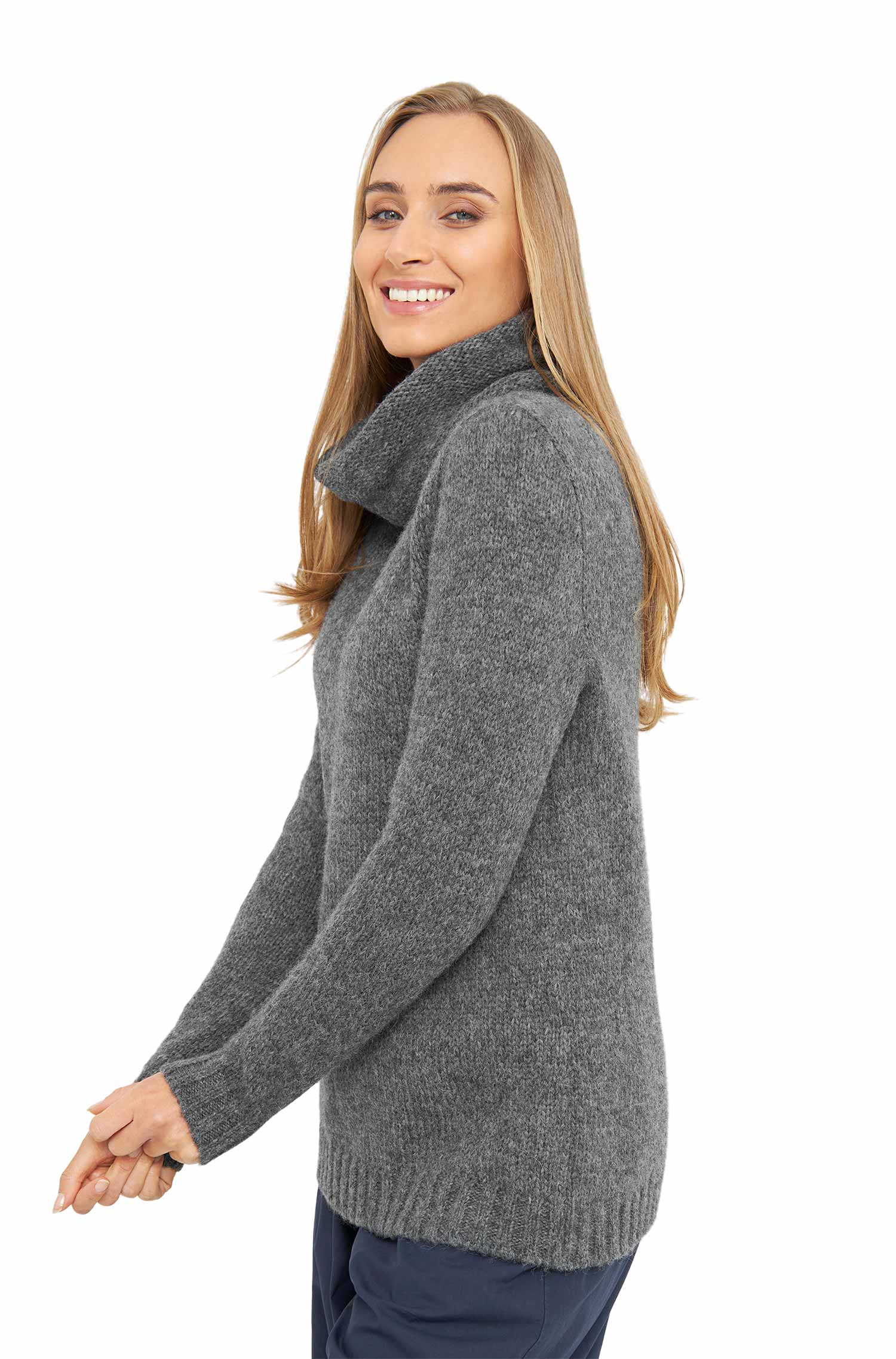 Alpaka Rollkragen Pullover ASA aus Alpaka Woll-Mix