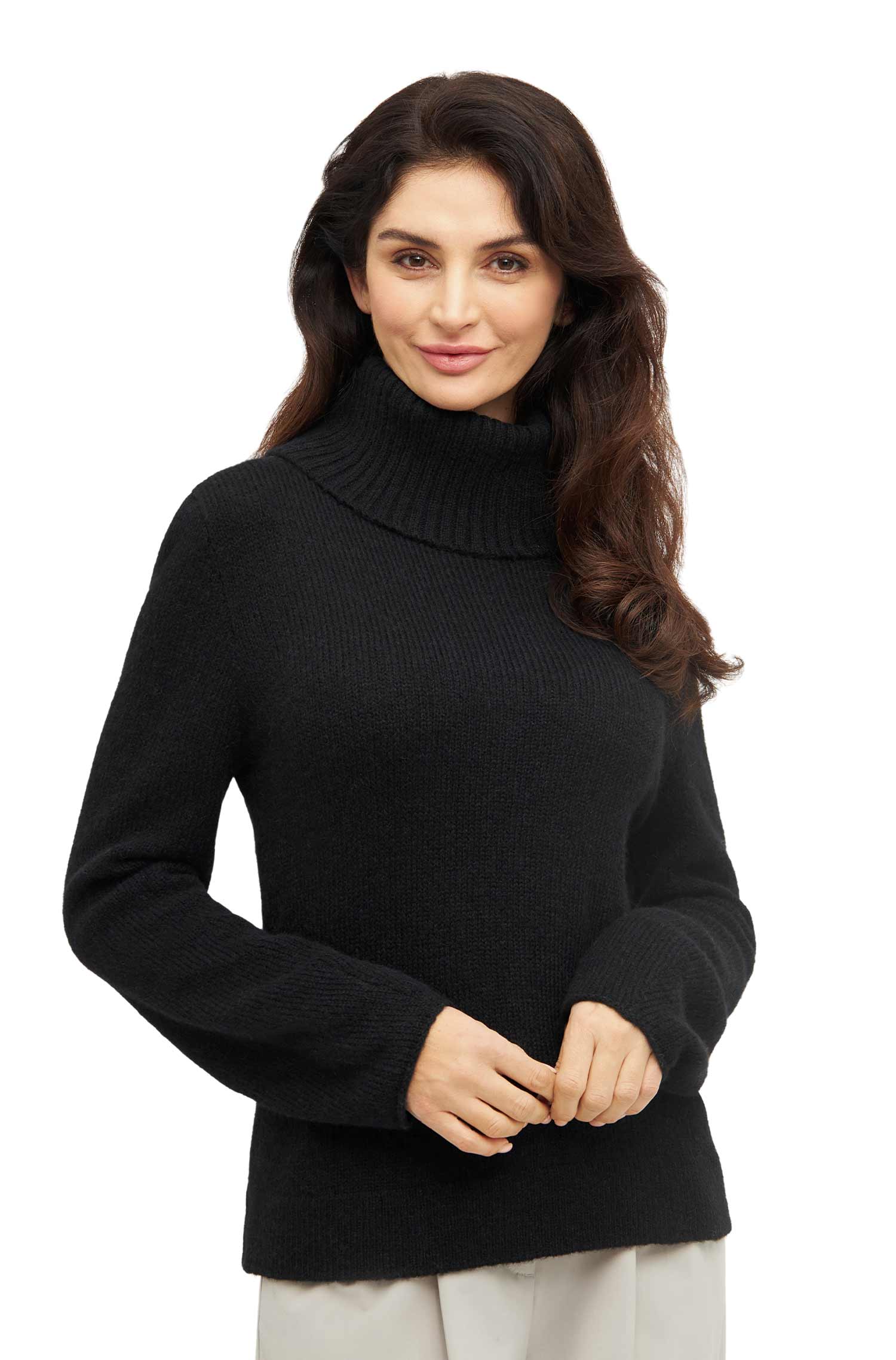 Alpaka Rollkragenpullover PACA aus Baby Alpaka-Merino-Mix