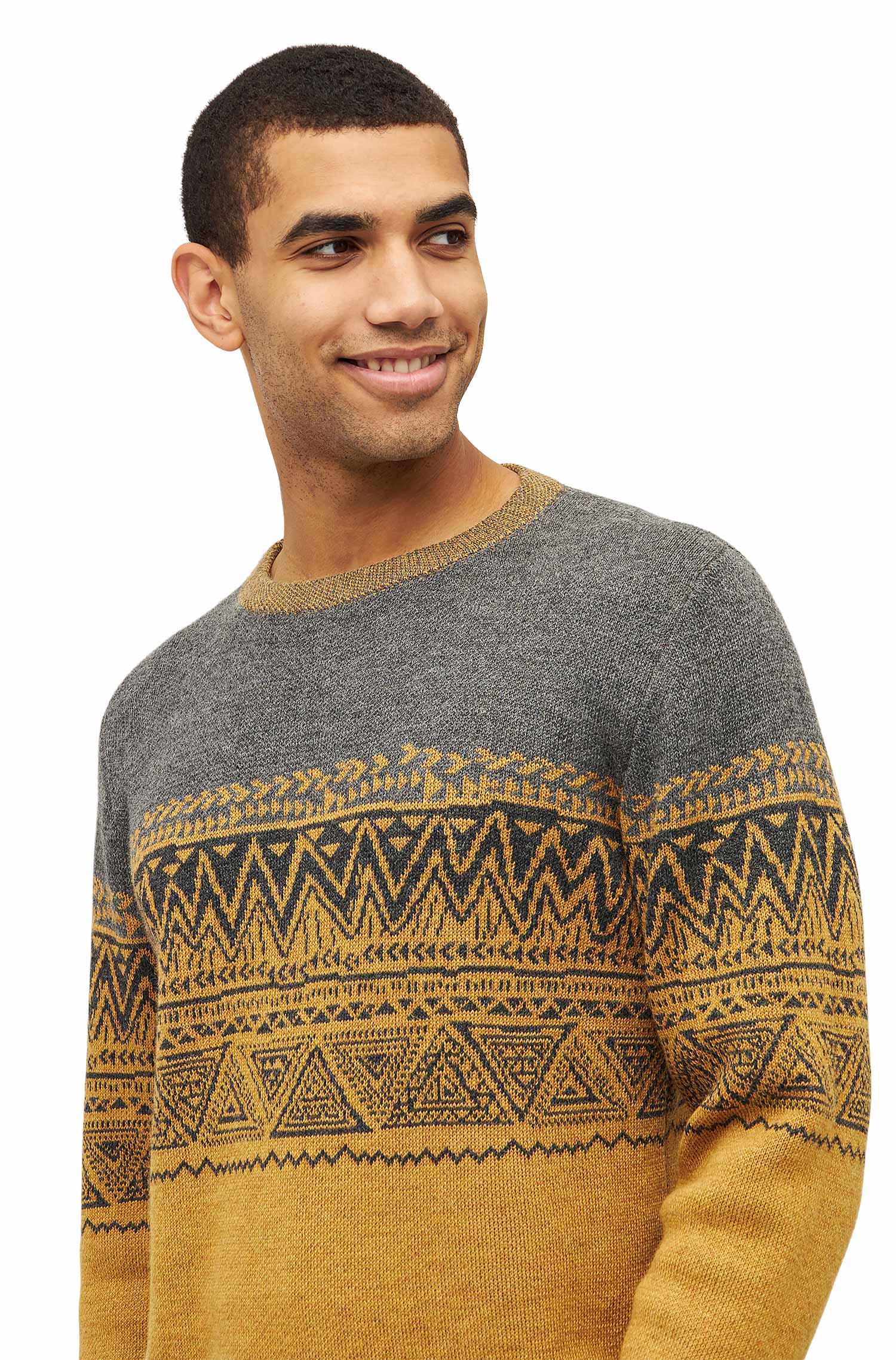 Alpaka Rundhals Pullover GIORGIO aus 100% Baby Alpaka