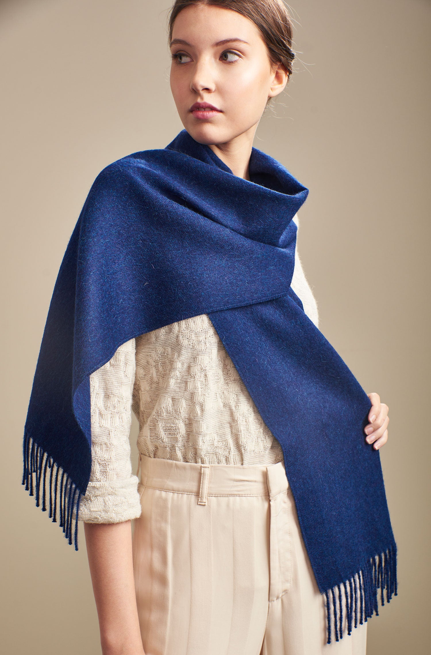 Alpaka Schal ADRIAN aus 100% Baby Alpaka