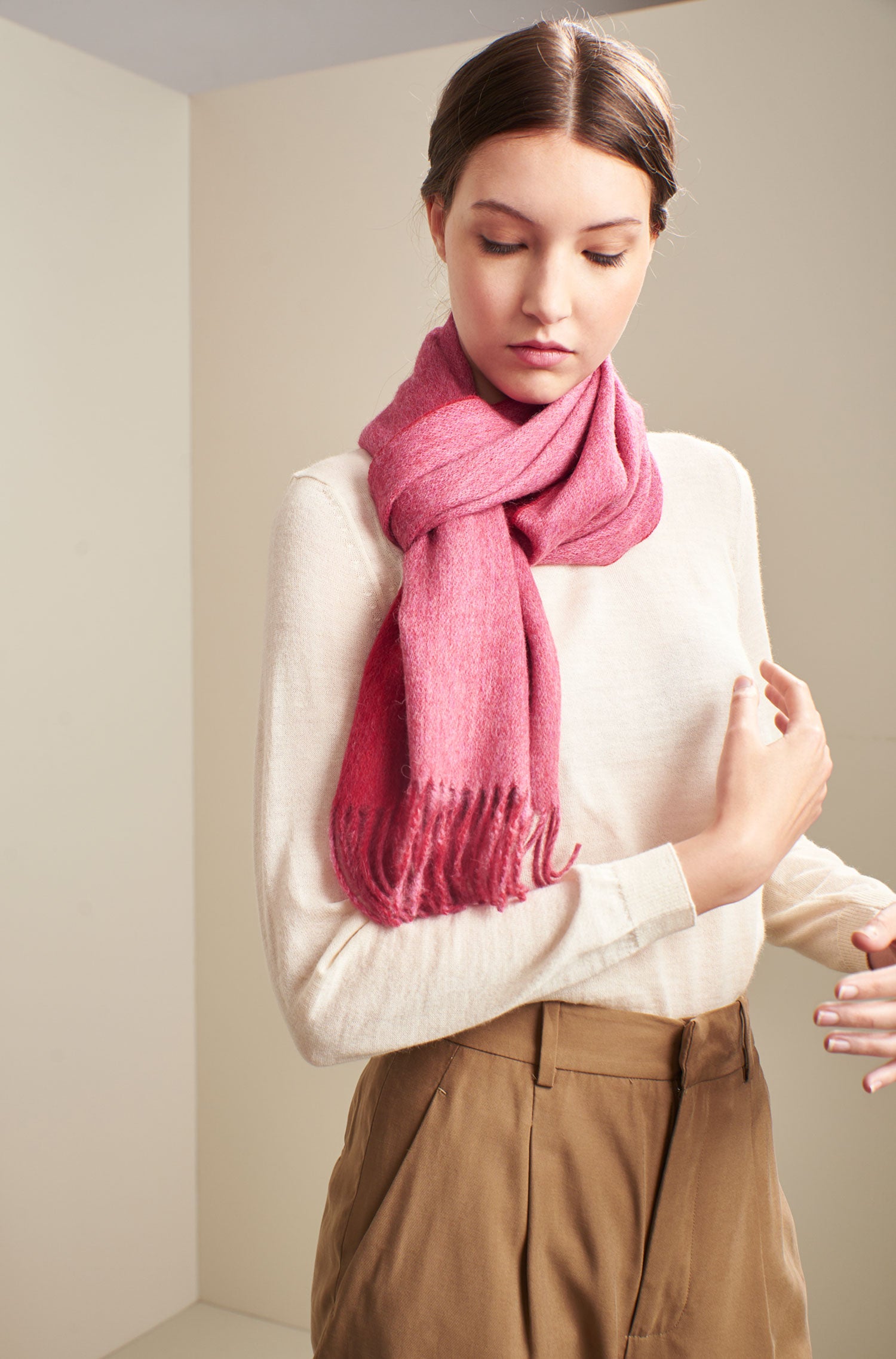 Alpaka Schal ADRIAN aus 100% Baby Alpaka