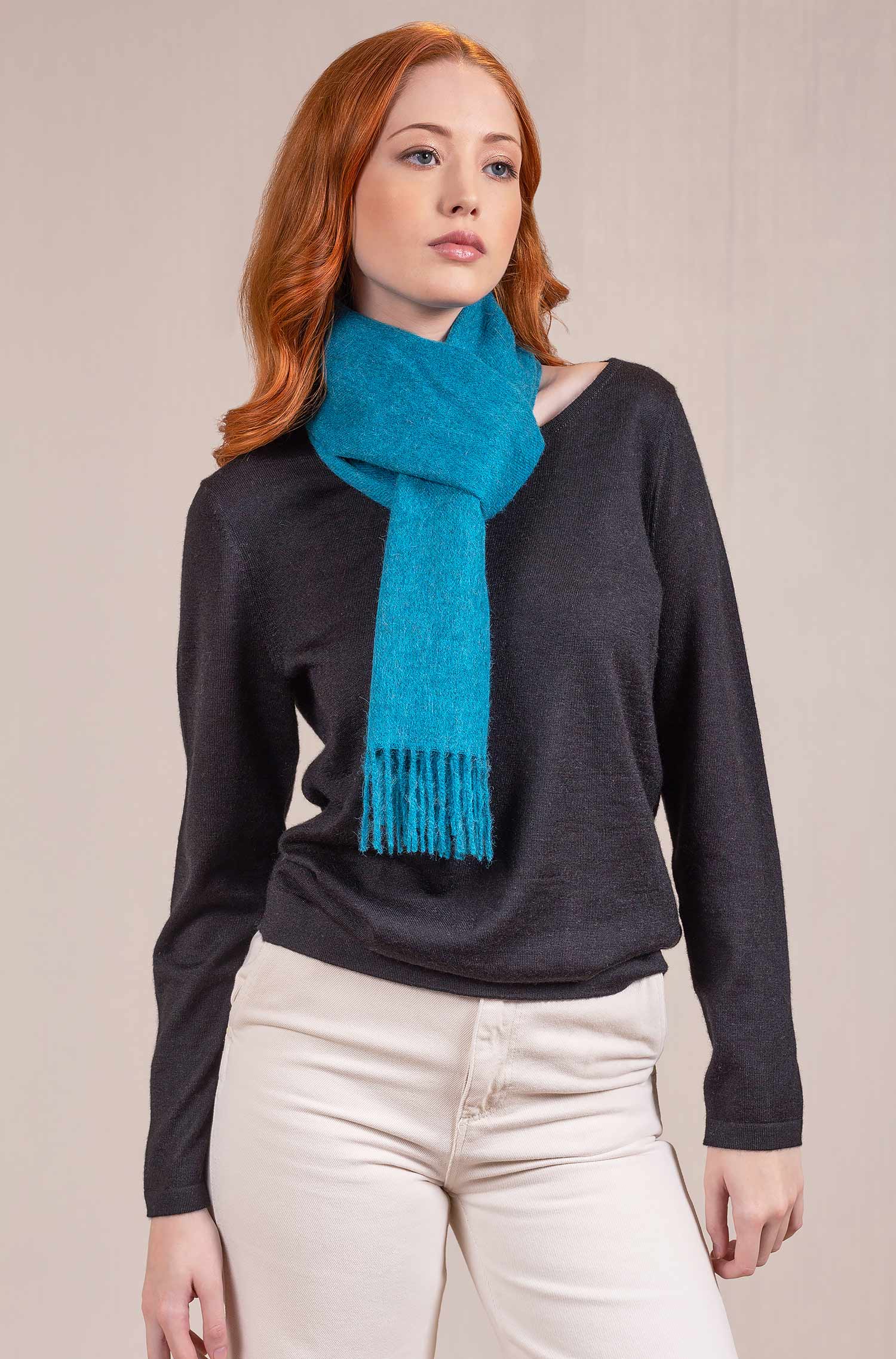 Alpaka Schal ADRIAN aus 100% Baby Alpaka