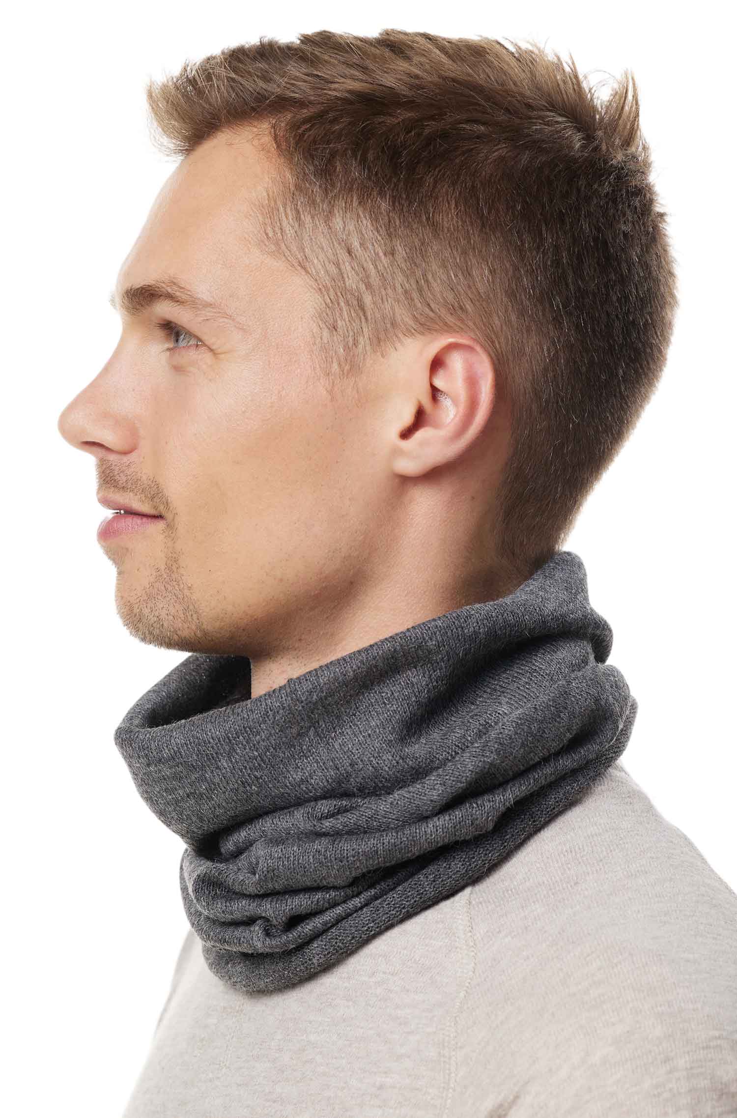 Alpaka Schal BERG-LOOP aus 100% Baby Alpaka