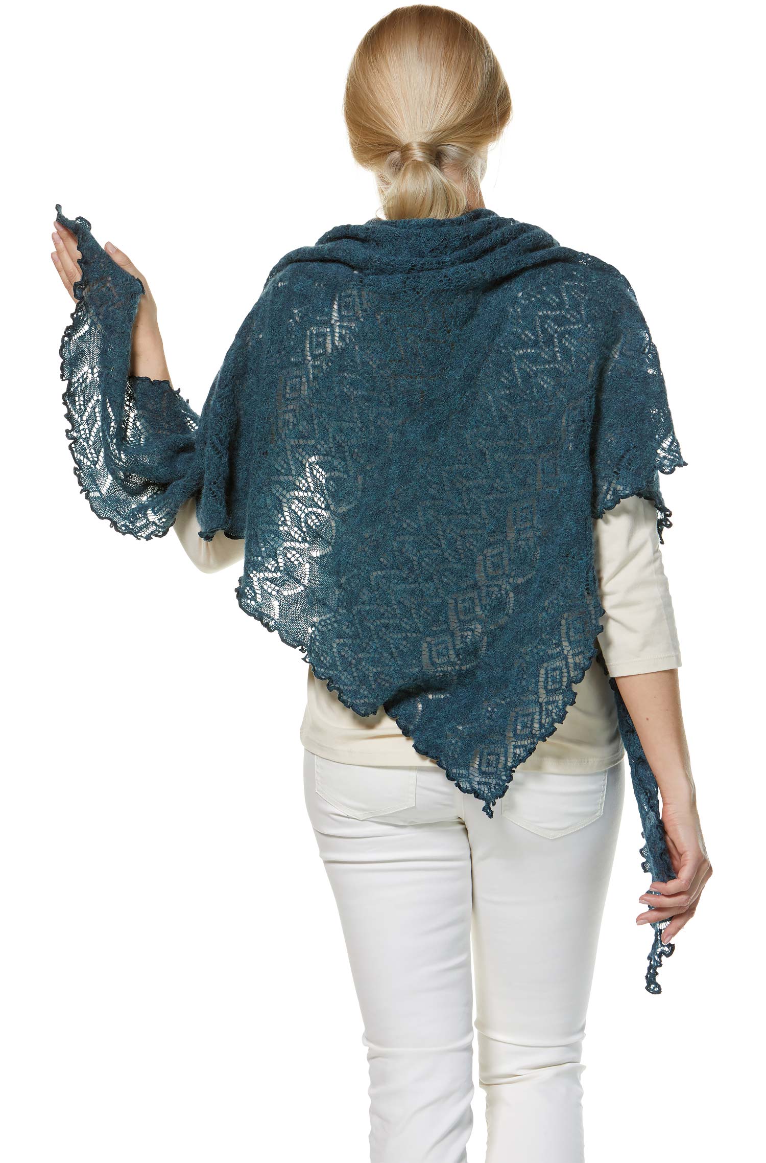 Alpaka Schal HADIA aus 55% Baby Alpaka & 26% Merino