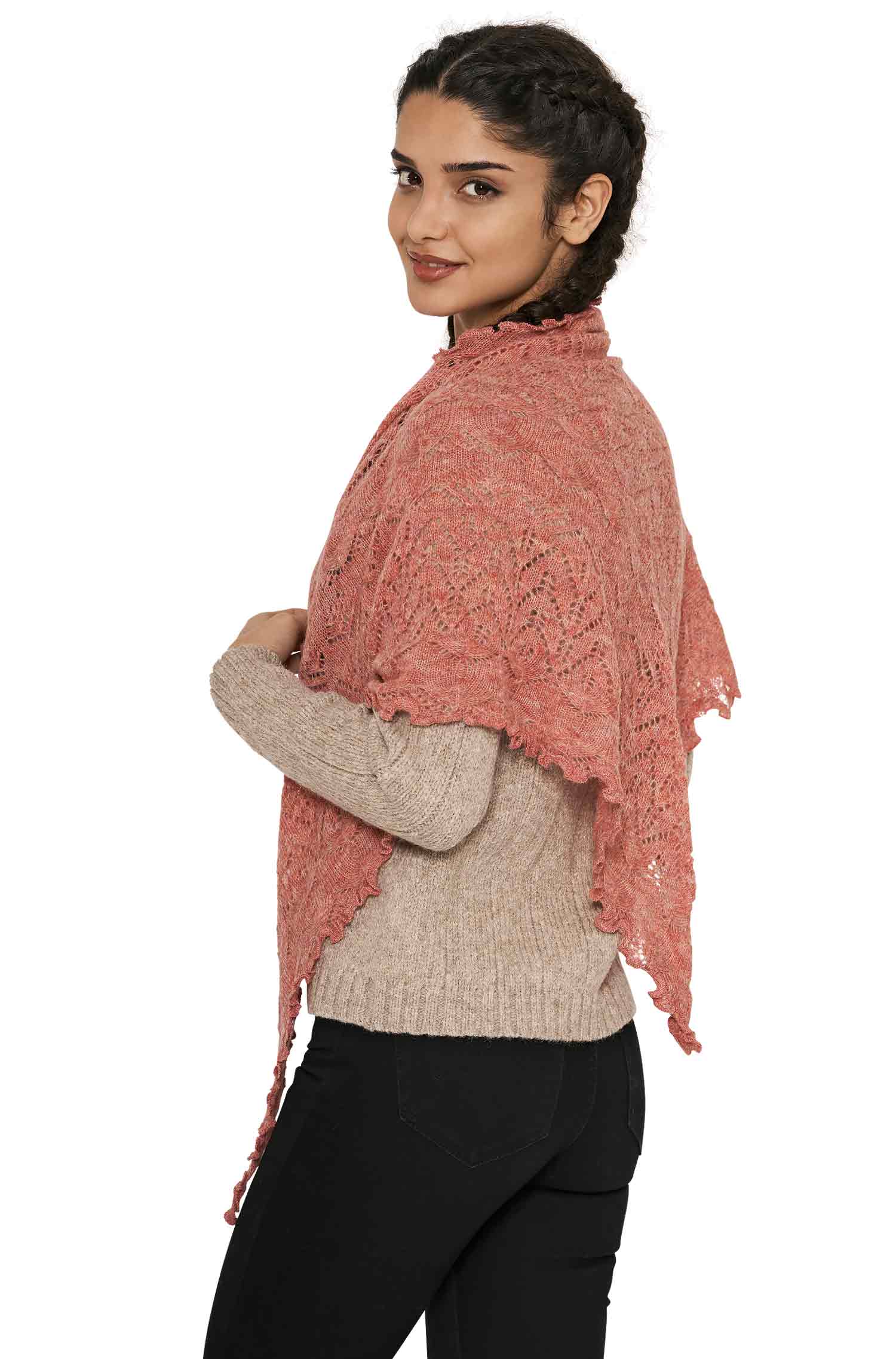 Alpaka Schal HADIA aus 55% Baby Alpaka & 26% Merino